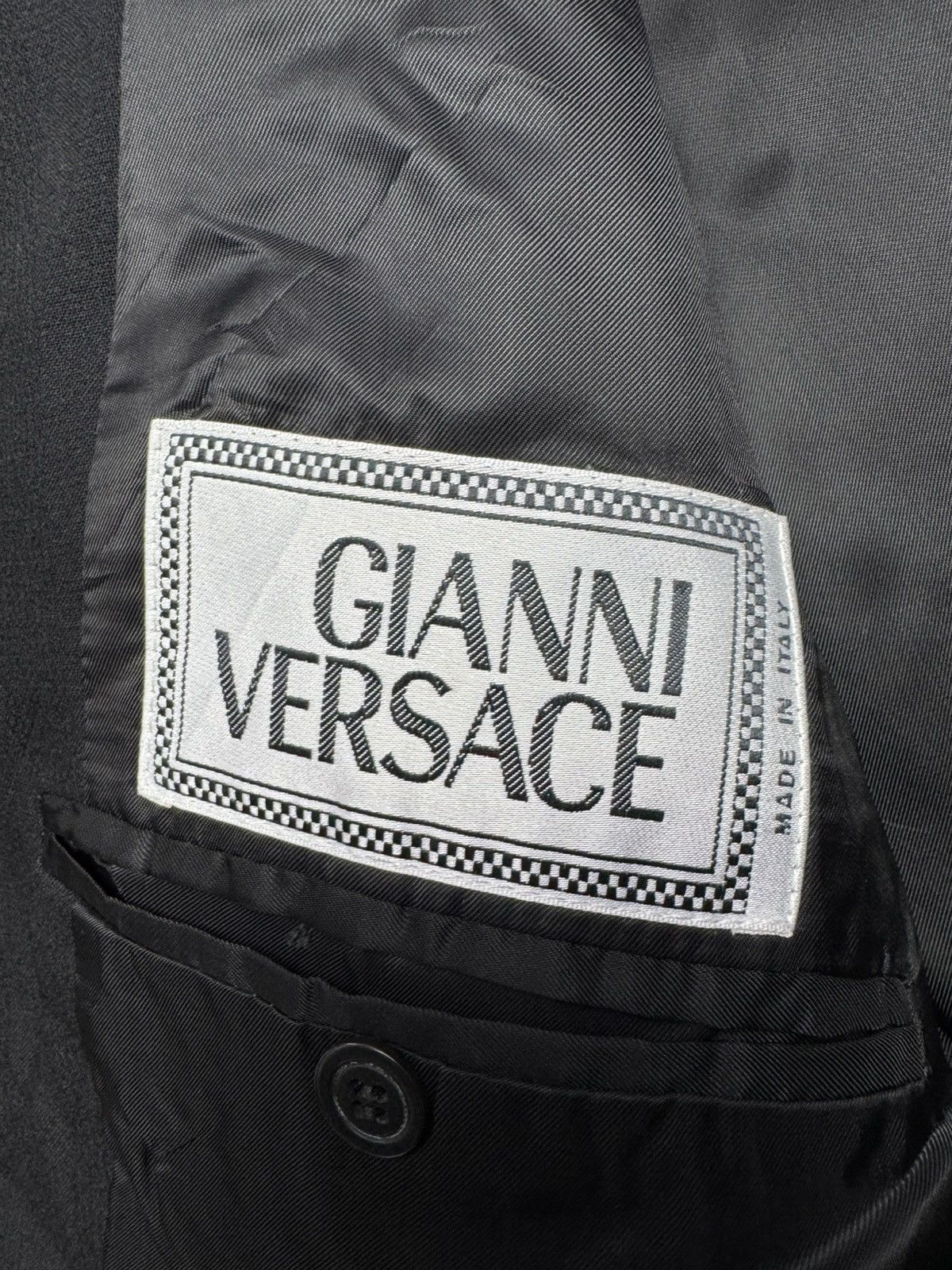 Designer × Versace × Vintage Vintage Gianni Versace Blazer Size 52S - 6 Thumbnail