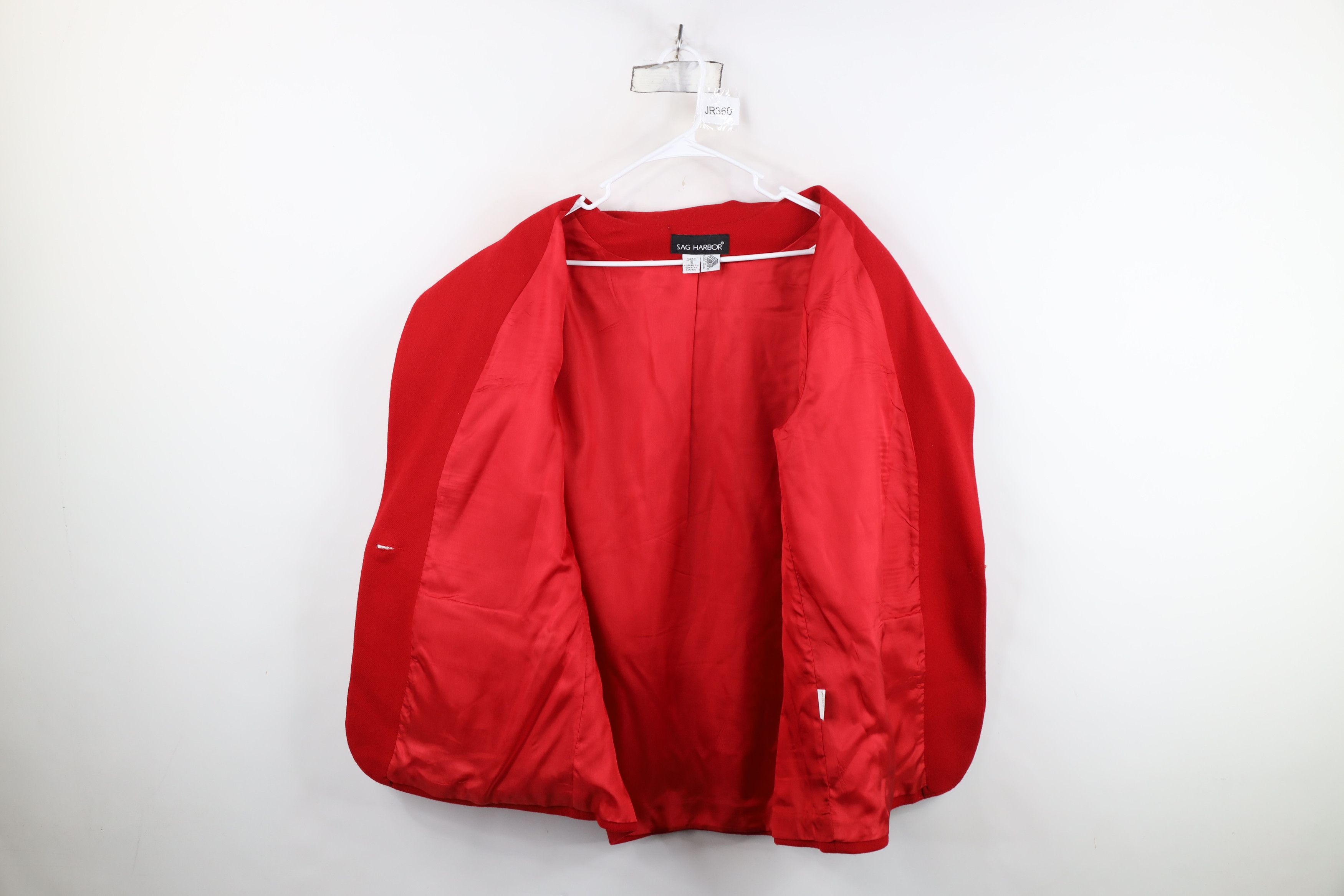 Vintage Vintage 90s Streetwear Button Blazer Suit Coat Jacket Red Size XXL / US 16-18 / IT 52-54 - 10 Thumbnail