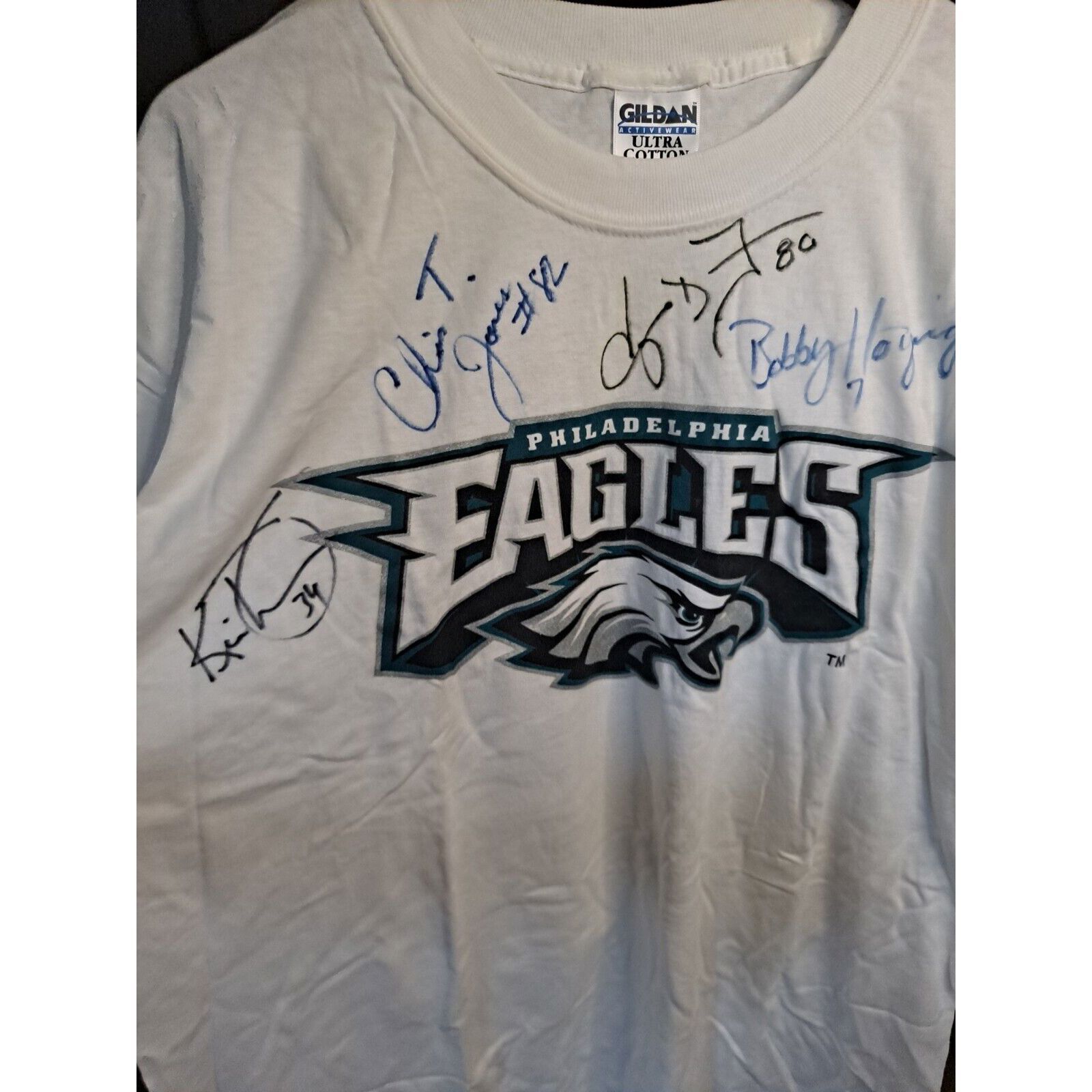 Other Philadelphia Eagles Signed Tee Shirt with Letter From The Ea Size US XL / EU 56 / 4 - 6 Thumbnail