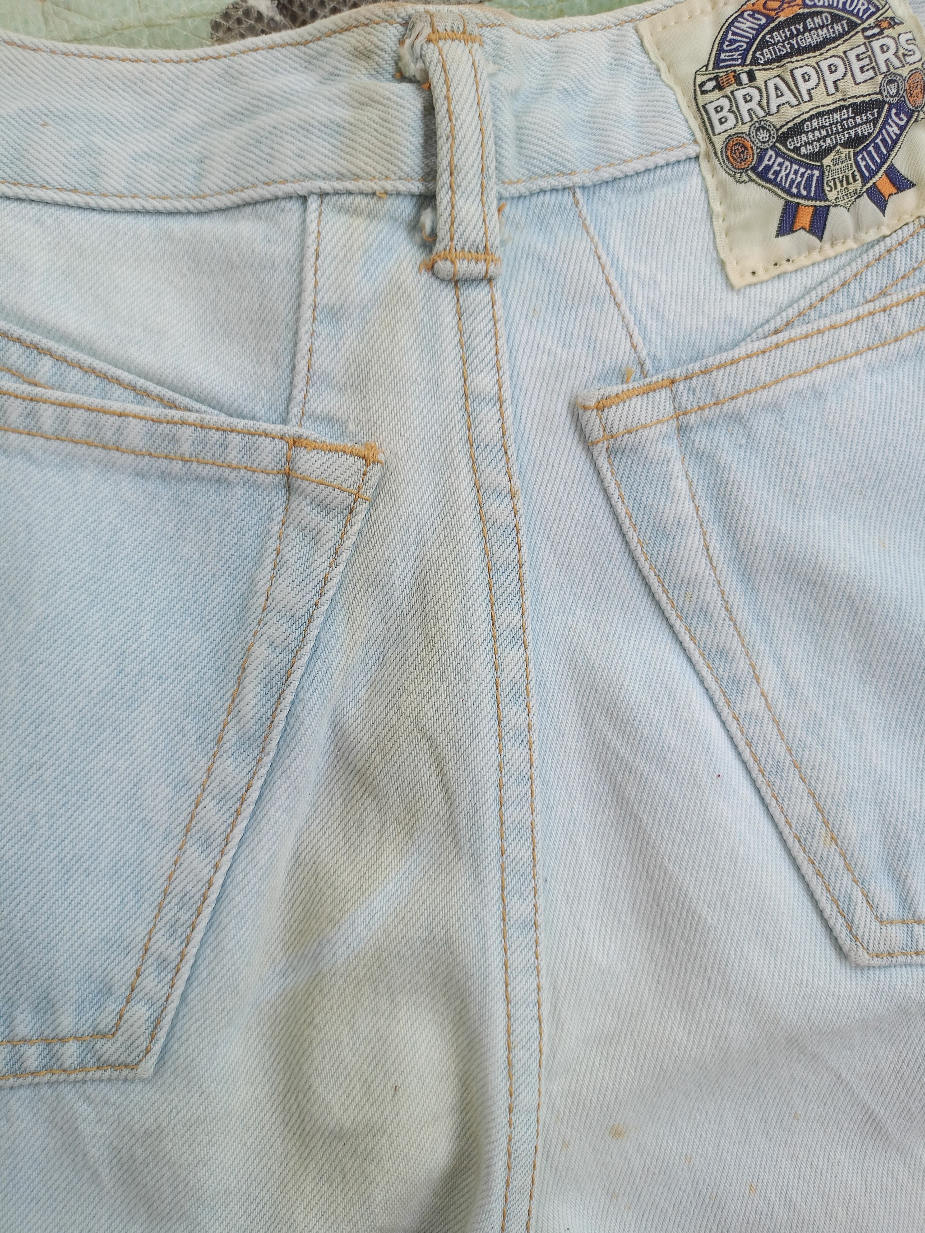 Japanese Brand × Vintage BRAPPERS Tapered Vintage Streetwear Denim Size 23" - 18 Thumbnail