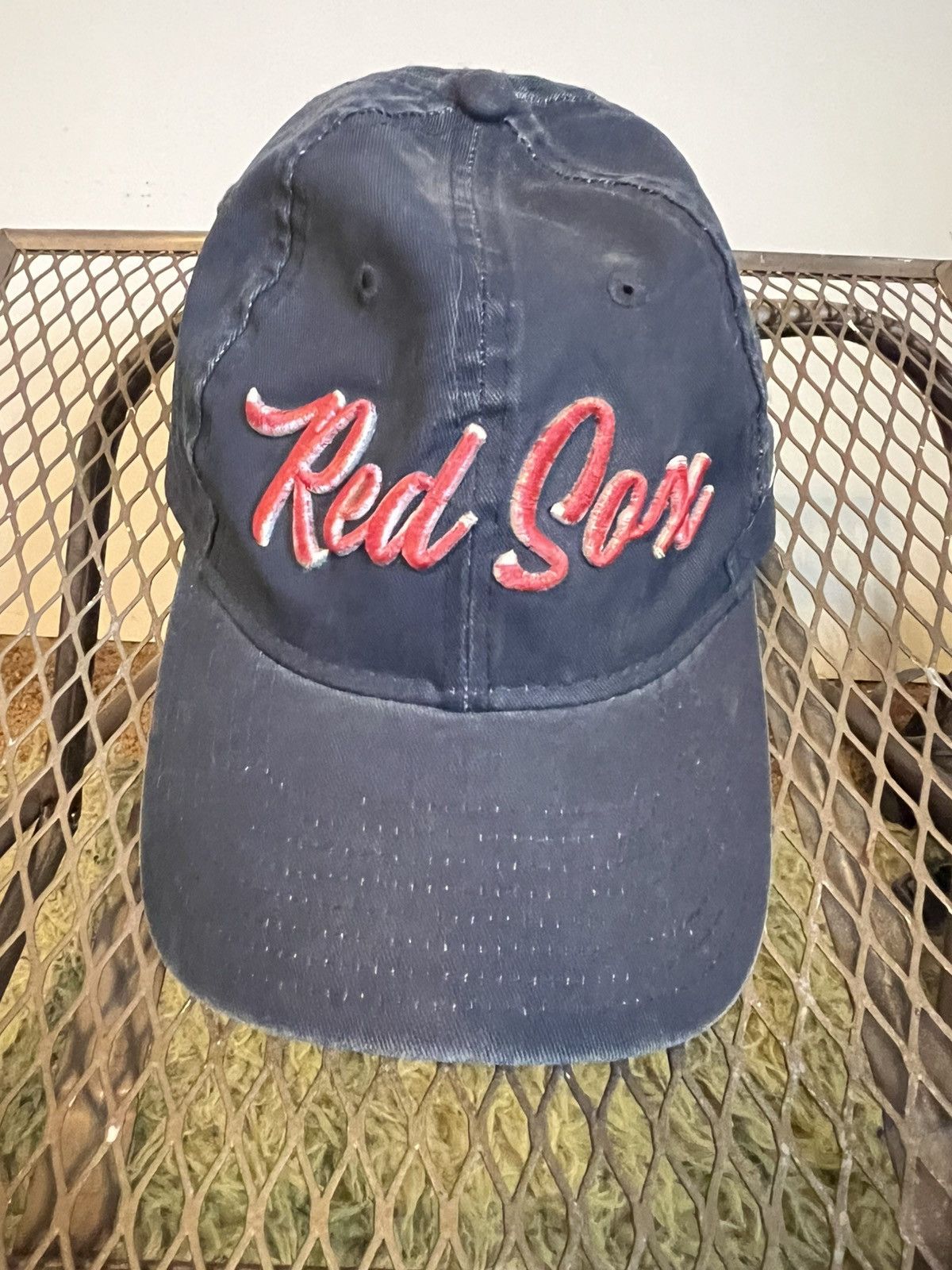 New Era Vintage New Era Red Sox Denim Adjustable Men’s Hat Size ONE SIZE - 1 Thumbnail