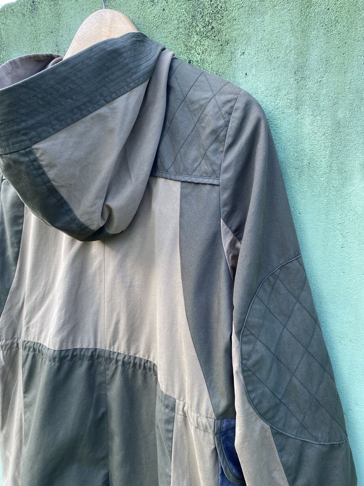 Japanese Brand Us N Them Utility Hooded Jacket Colorblock Outdoor Military Size US XL / EU 56 / 4 - 13 Thumbnail