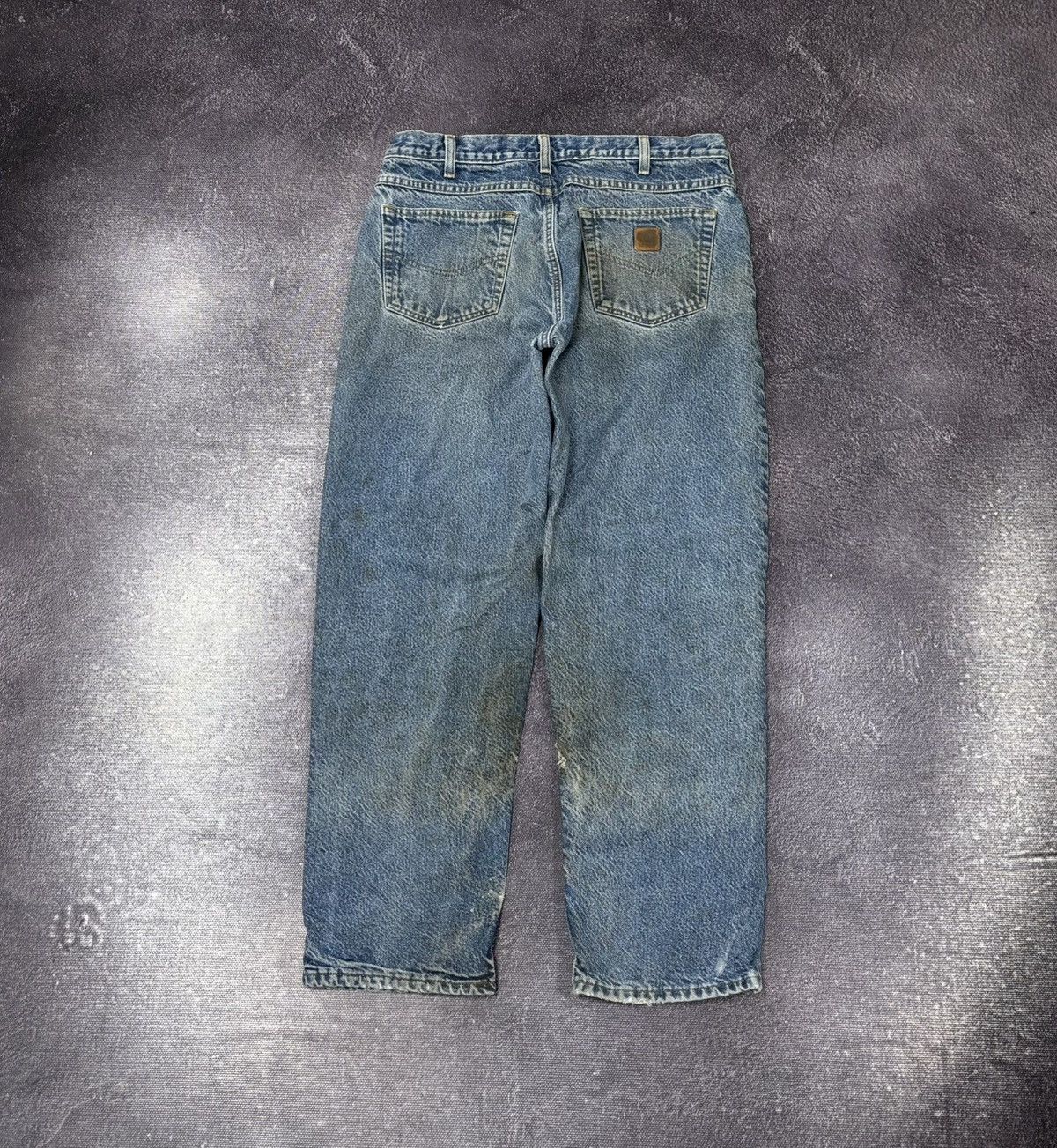 Carhartt Vintage Carhartt Insulated Blue Denim Work Hype Baggy Jeans Size US 36 / EU 52 - 1 Thumbnail