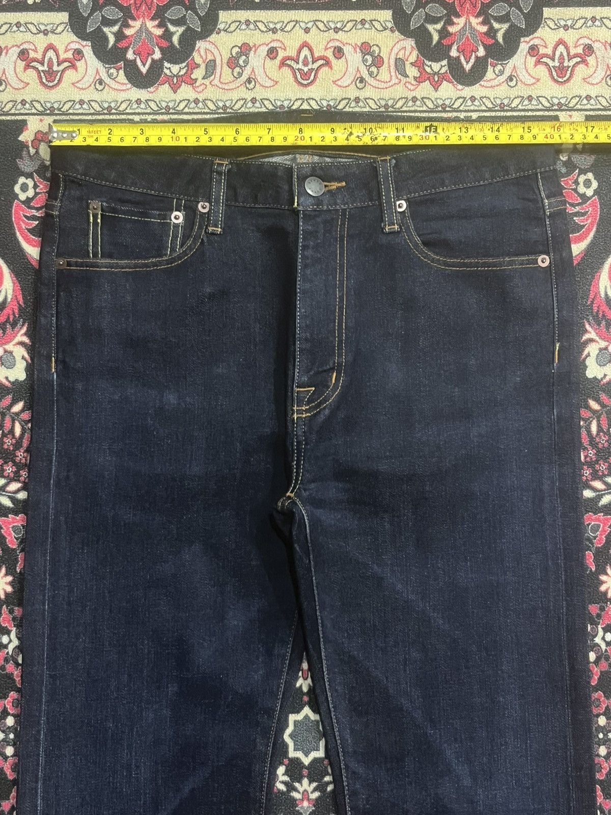 Vintage Vintage Japan Kurashiki “Betty Smith” Indigo Selvedge Jeans Size US 30 / EU 46 - 13 Thumbnail