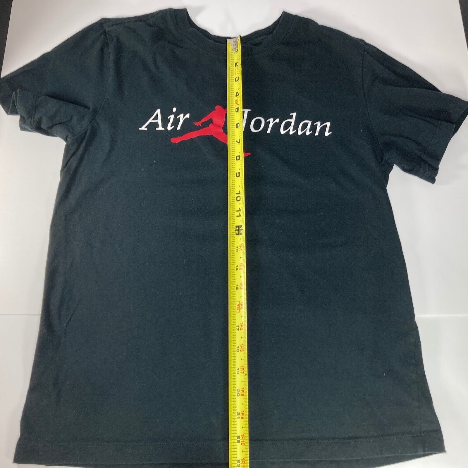 Nike Air Jordan Black T-Shirt, Red Jumpman, Size Small, Vintage Size US S / EU 44-46 / 1 - 3 Thumbnail