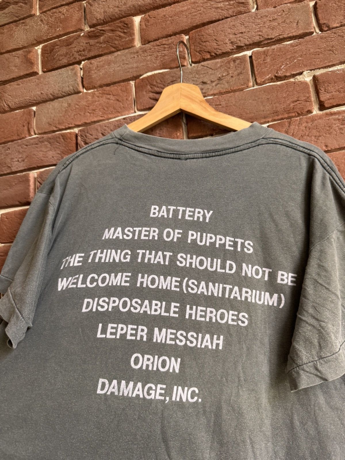 4GSELLER × Band Tees × Vintage Metallica Master Of Puppets Band 80s Vintage T-Shirt Metal Size US L / EU 52-54 / 3 - 9 Thumbnail