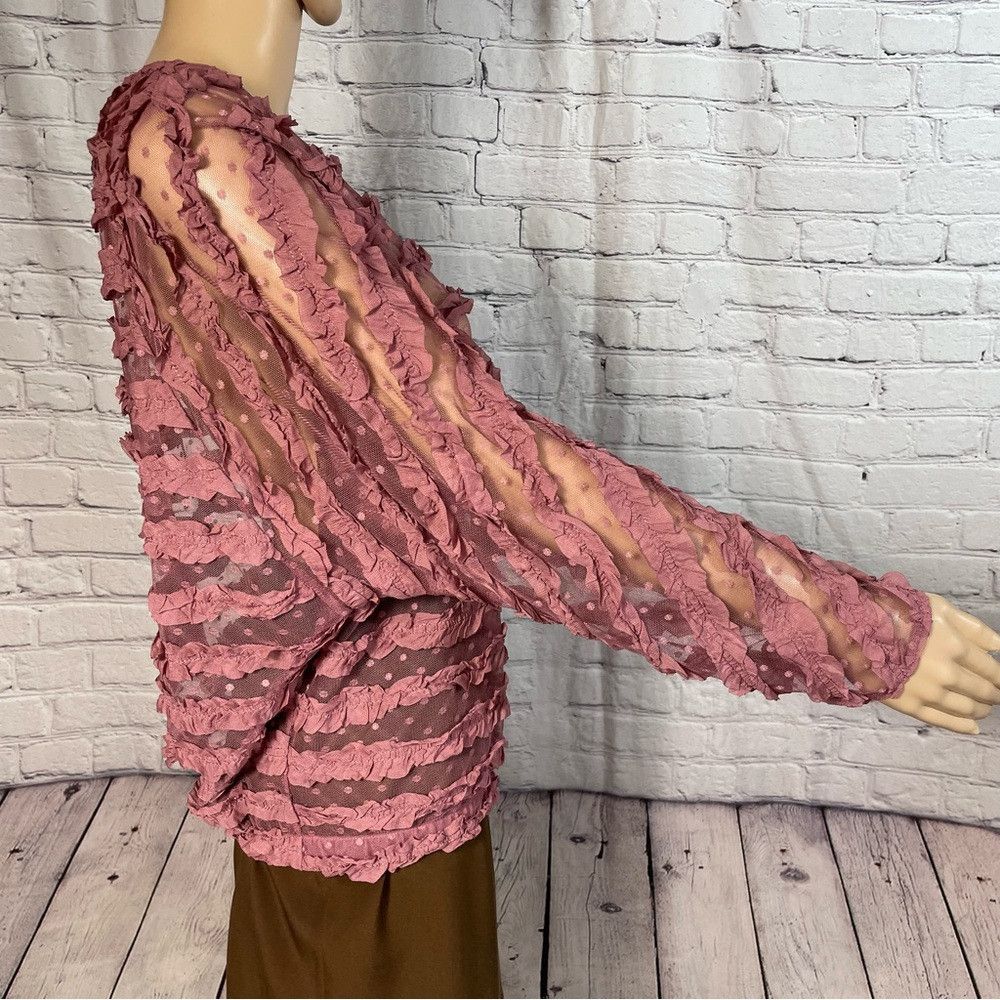Zara NWT New Zara Frill Ruffled Tulle Blouse Size S Size S / US 4 / IT 40 - 5 Thumbnail