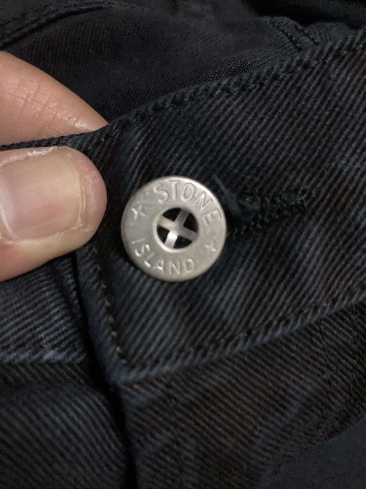 Massimo Osti Archive Stone Island Blue Black Casual Jeans Size US 32 / EU 48 - 19 Thumbnail