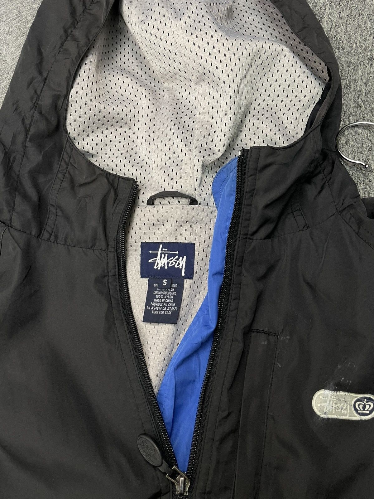 Stussy Vintage 90s Stussy Windbreaker Hoodie Jacket oversized Size US S / EU 44-46 / 1 - 3 Thumbnail