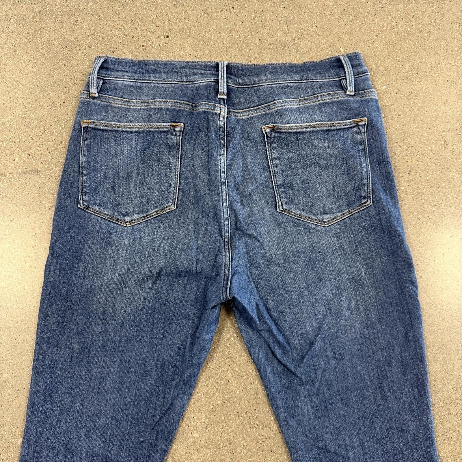 Frame NWOT Frame Denim Le High Flare Jeans Blue Deadstock DS - 33 Size 33" - 9 Thumbnail