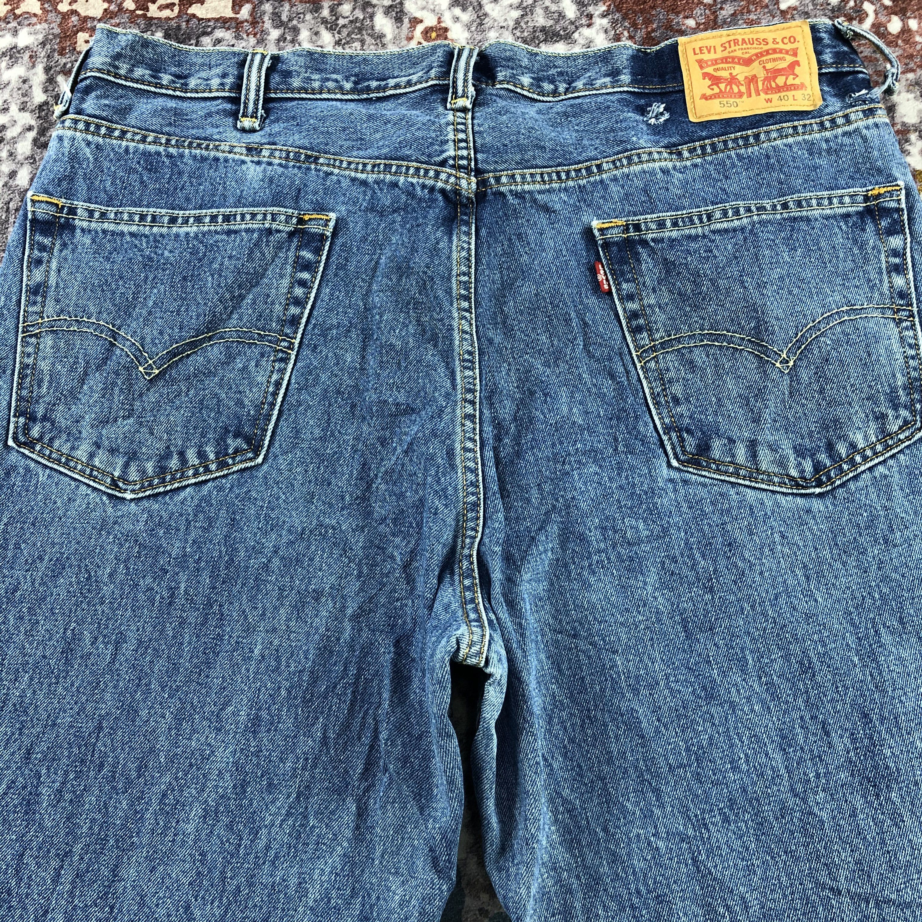 Levi's × Vintage Vintage Blue Wash Levis 550 Jeans-JM3119 Size US 40 / EU 56 - 4 Thumbnail
