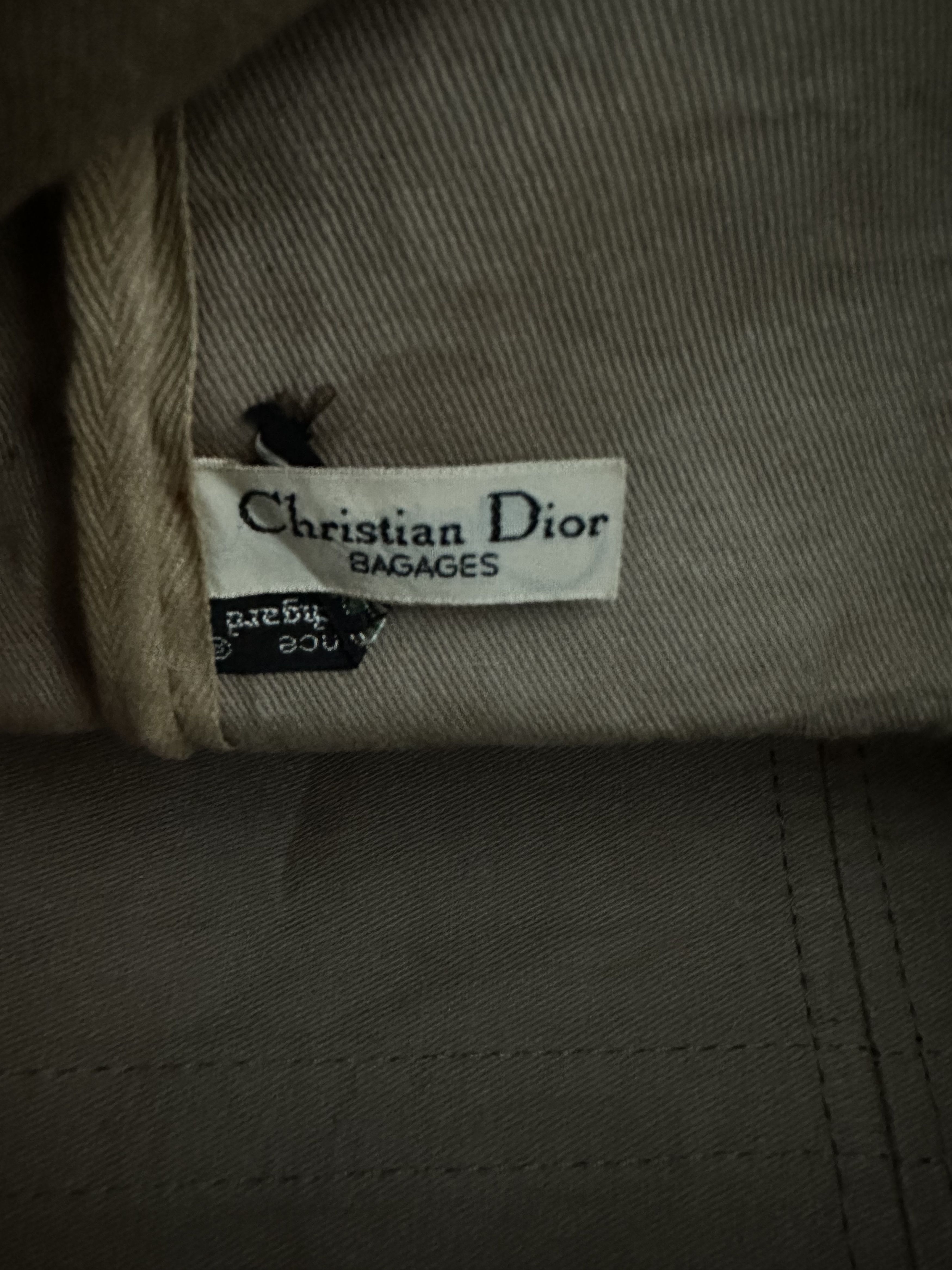 Dior Dior Brown Canvas Oblique Large Boston Bag Size ONE SIZE - 7 Thumbnail