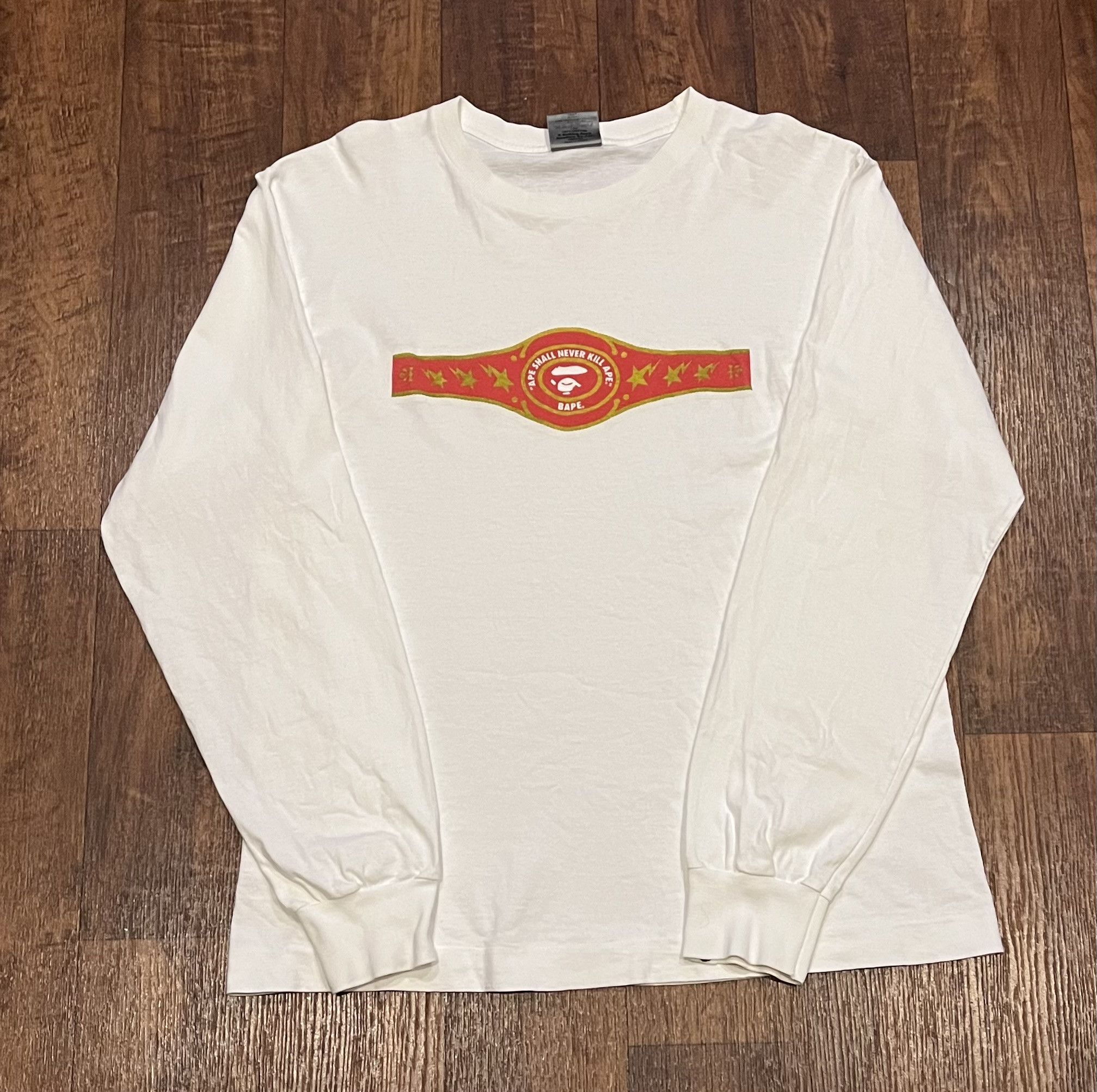 Bape long sleeve tee shirt
