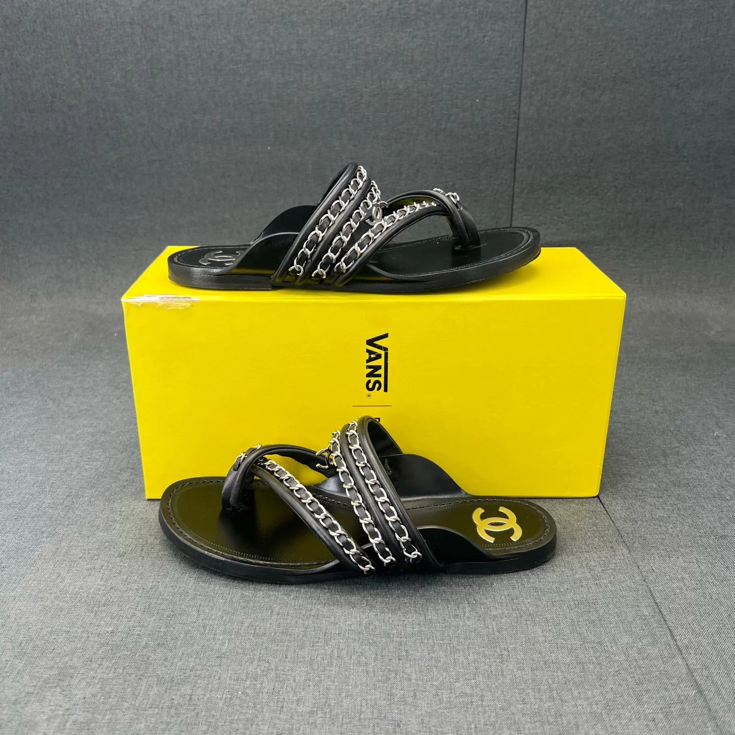 Chanel Chanel black bag chain size 38 with box Size US 7 / IT 37 - 3 Thumbnail