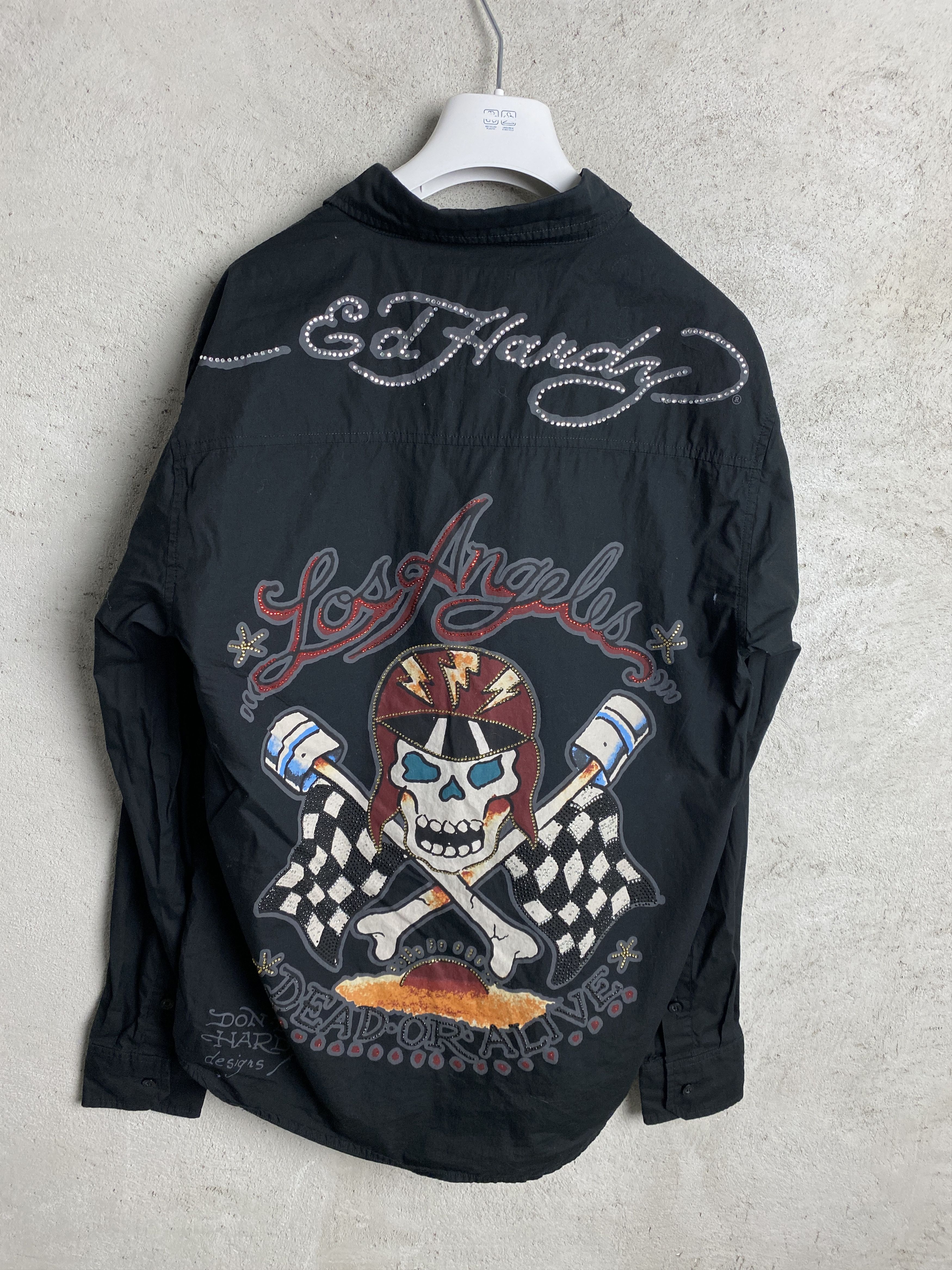 Ed Hardy Ed Hardy shirt y2k drip drill rap opium avant garde Size US M / EU 48-50 / 2 - 1 Thumbnail