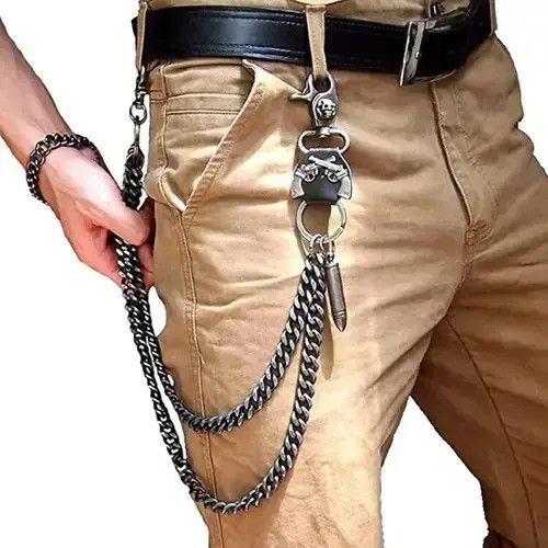 VIBE Stainless Steel Silver Bullet Key Chains Size ONE SIZE - 1 Thumbnail