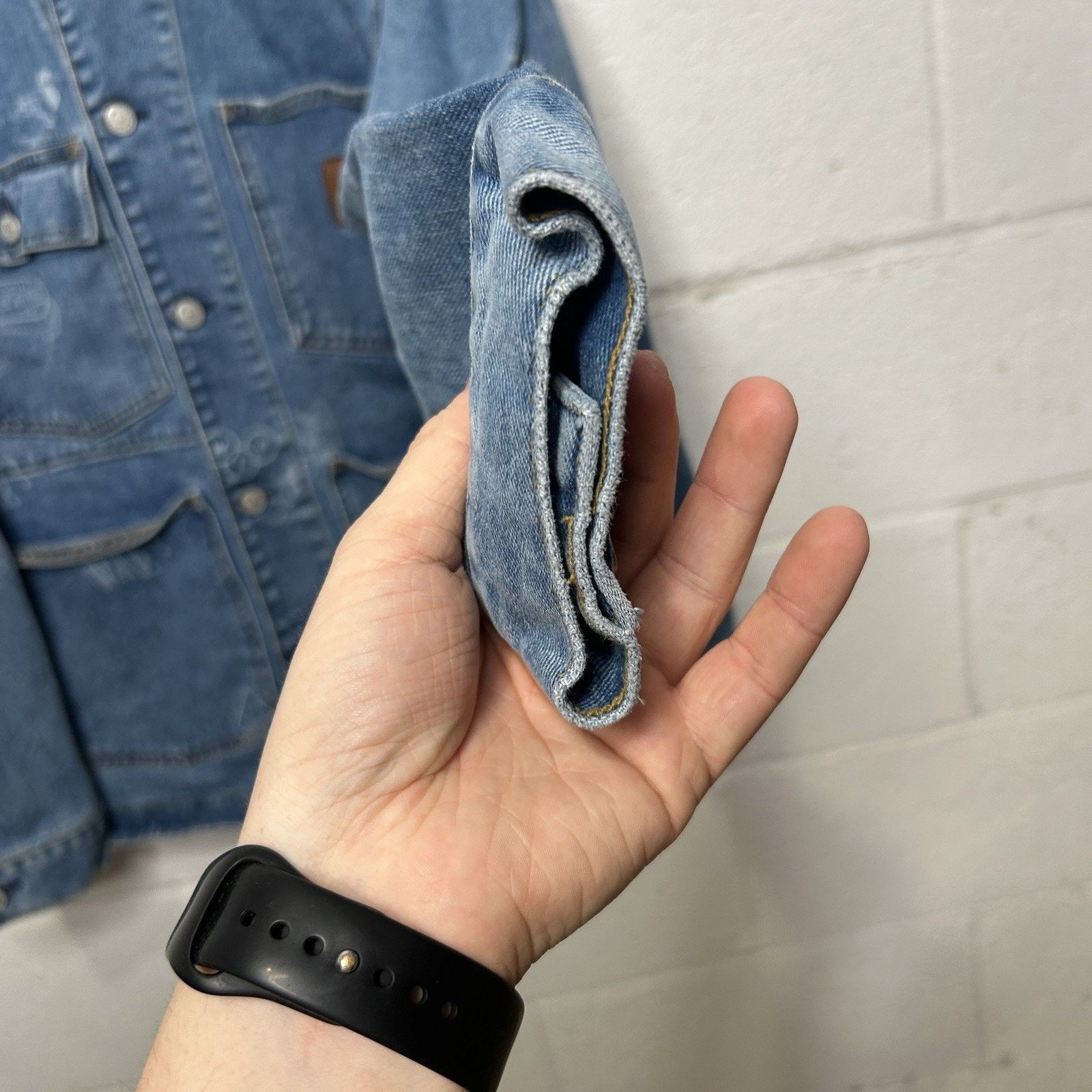 Carhartt Carhartt WIP Denim Stamp Print Jacket “Blue” 1033743 Size US M / EU 48-50 / 2 - 11 Thumbnail