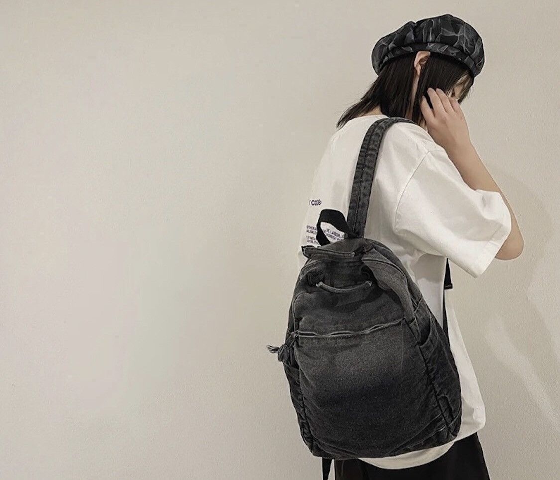 Japanese Brand Denim Backpack Size ONE SIZE - 2 Thumbnail