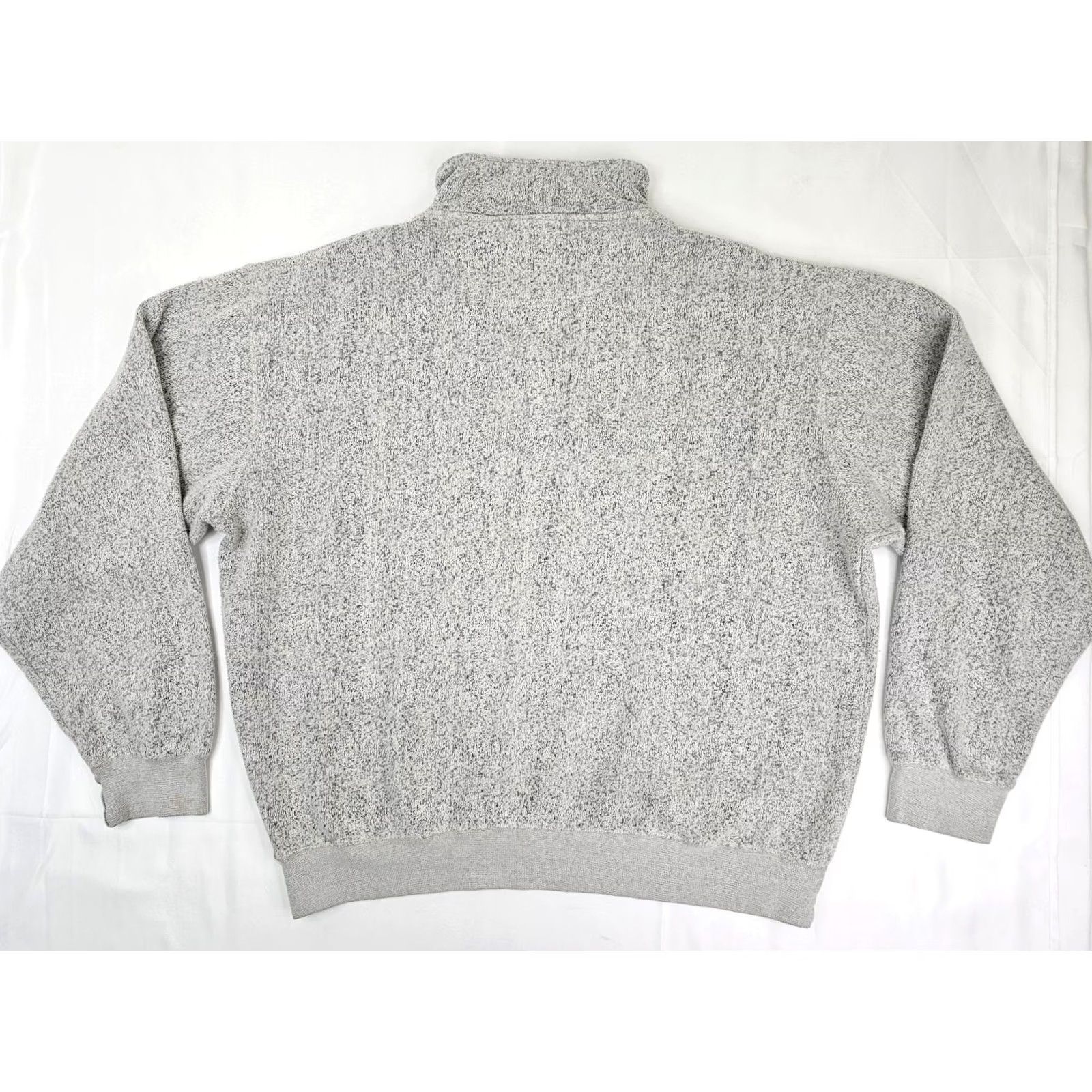 Orvis Orvis Sweater Mens L 1/4 Zip Fleece Mock Neck Gray Green Heather Pullover cardigan? Size US L / EU 52-54 / 3 - 7 Thumbnail