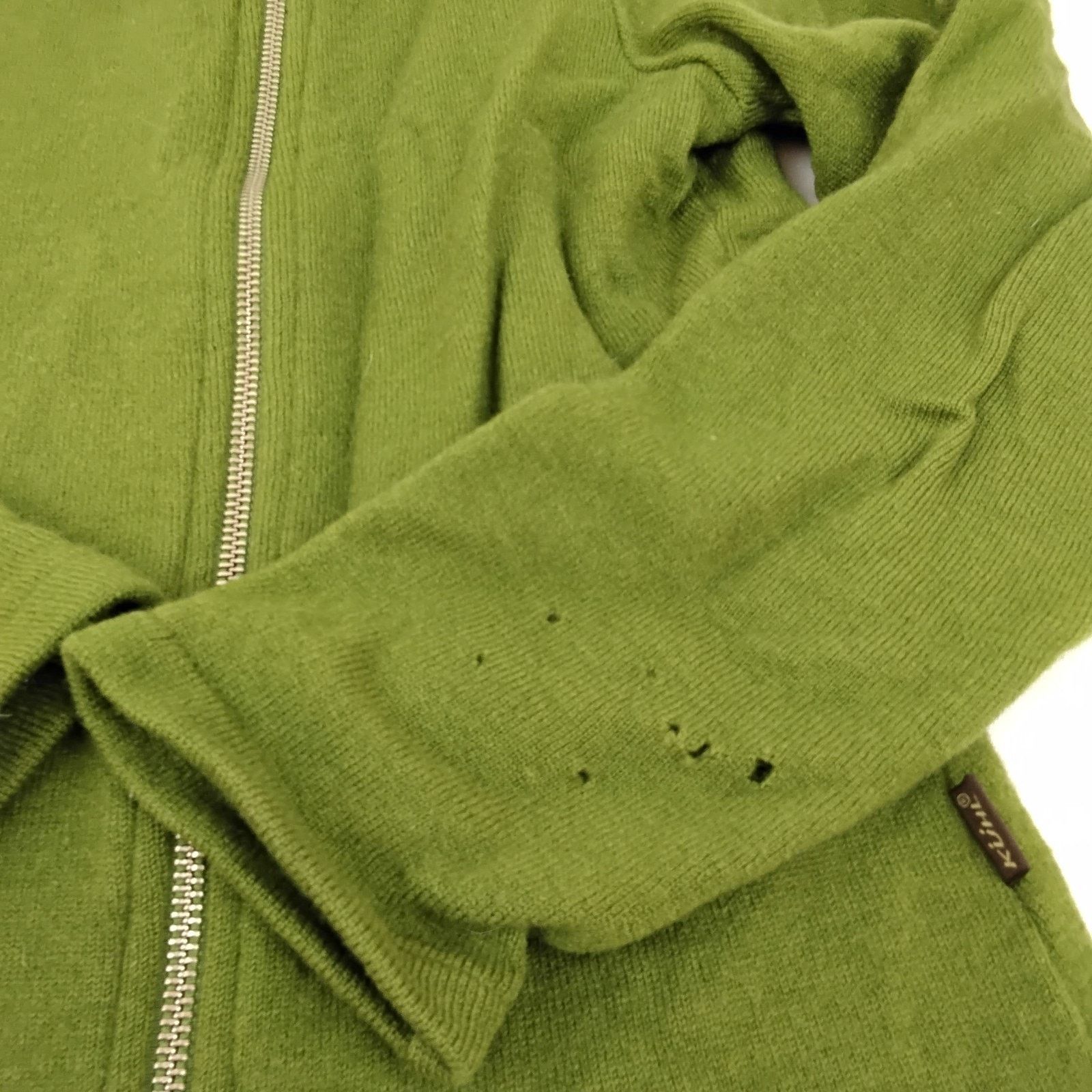 Kuhl Kuhl Merino Wool Sweater Women's M Green Full Zip Shrunken Size M / US 6-8 / IT 42-44 - 6 Thumbnail