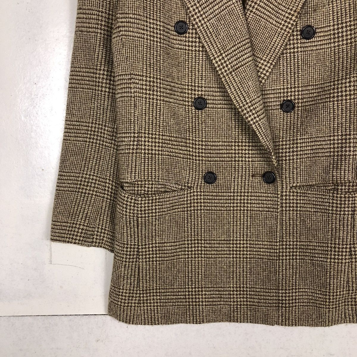 DKNY 📌VINTAGE WOOL JACKET DKNY CHECK ISSEY MIYAKE Size US S / EU 44-46 / 1 - 5 Thumbnail