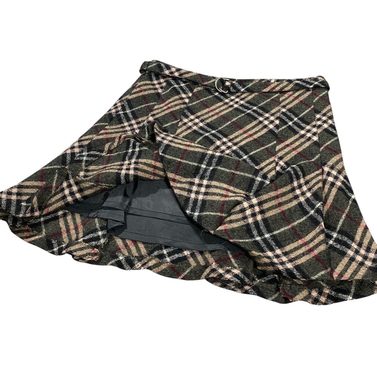 Burberry Burberry London Blue Label Nova Check Wool Mini Skirt Size 26" / US 2 / IT 38 - 4 Thumbnail
