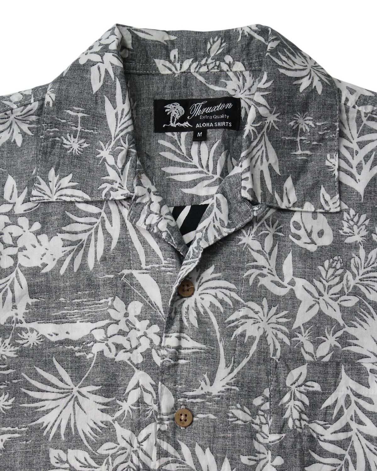Japanese Brand THRUXTON LINEN ALOHA SHIRTS Size US M / EU 48-50 / 2 - 2 Thumbnail