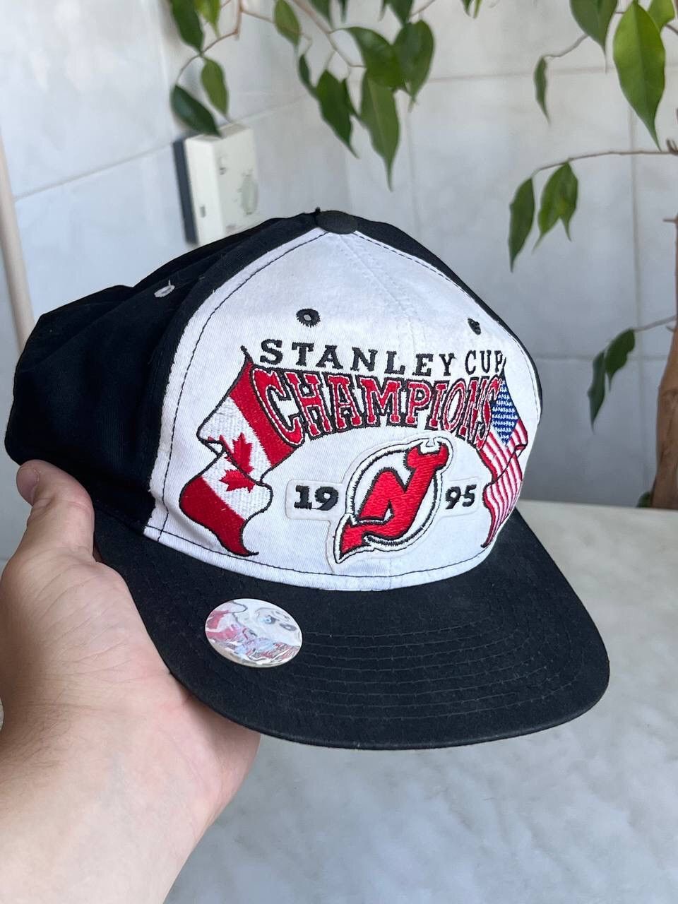 NHL × Starter × Vintage Vintage 1995 New Jersey Devils Stanley Cup Hat Size ONE SIZE - 14 Thumbnail