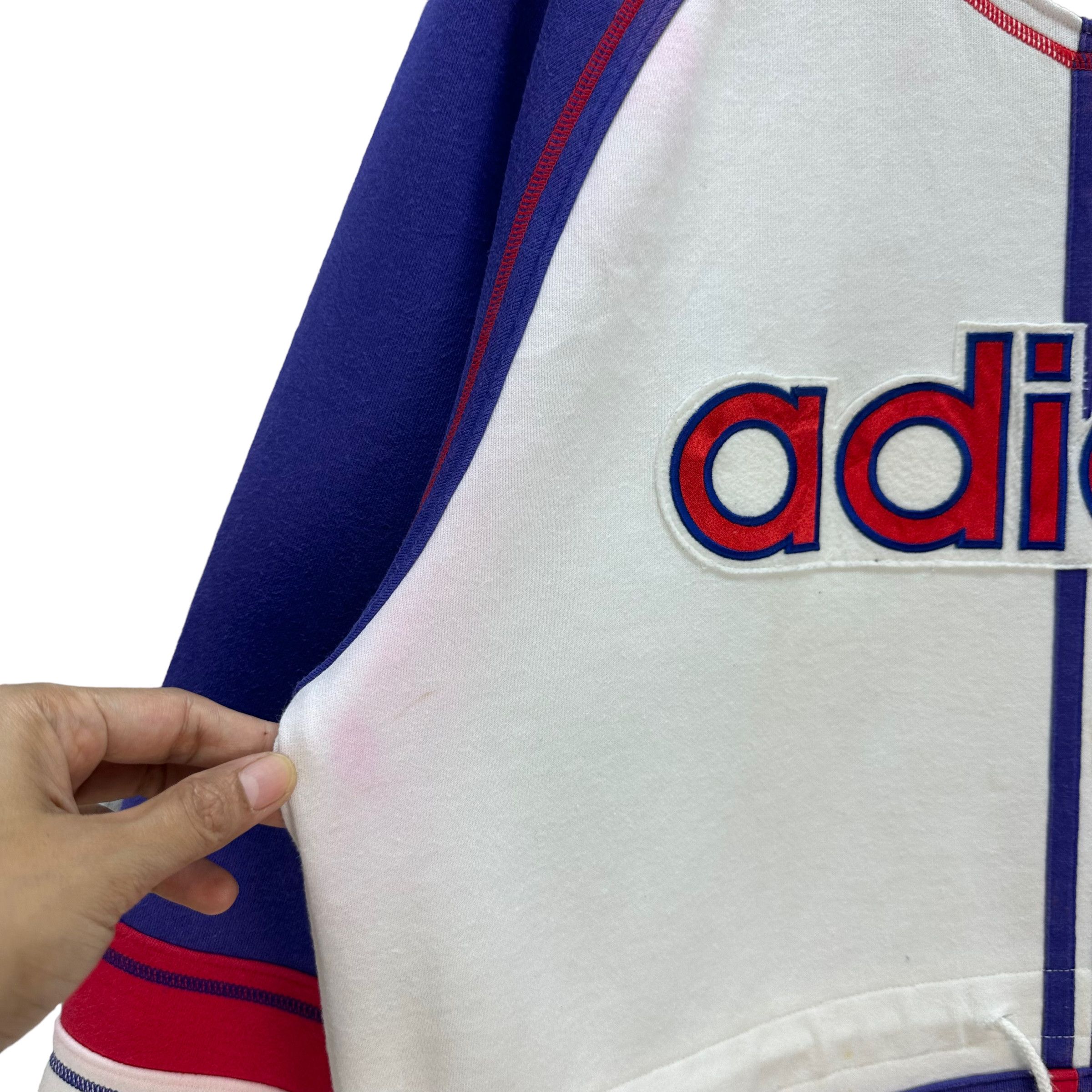 Adidas VINTAGE ADIDAS TREFOIL BIG LOGO JUMPER #8204-212 Size US M / EU 48-50 / 2 - 4 Thumbnail