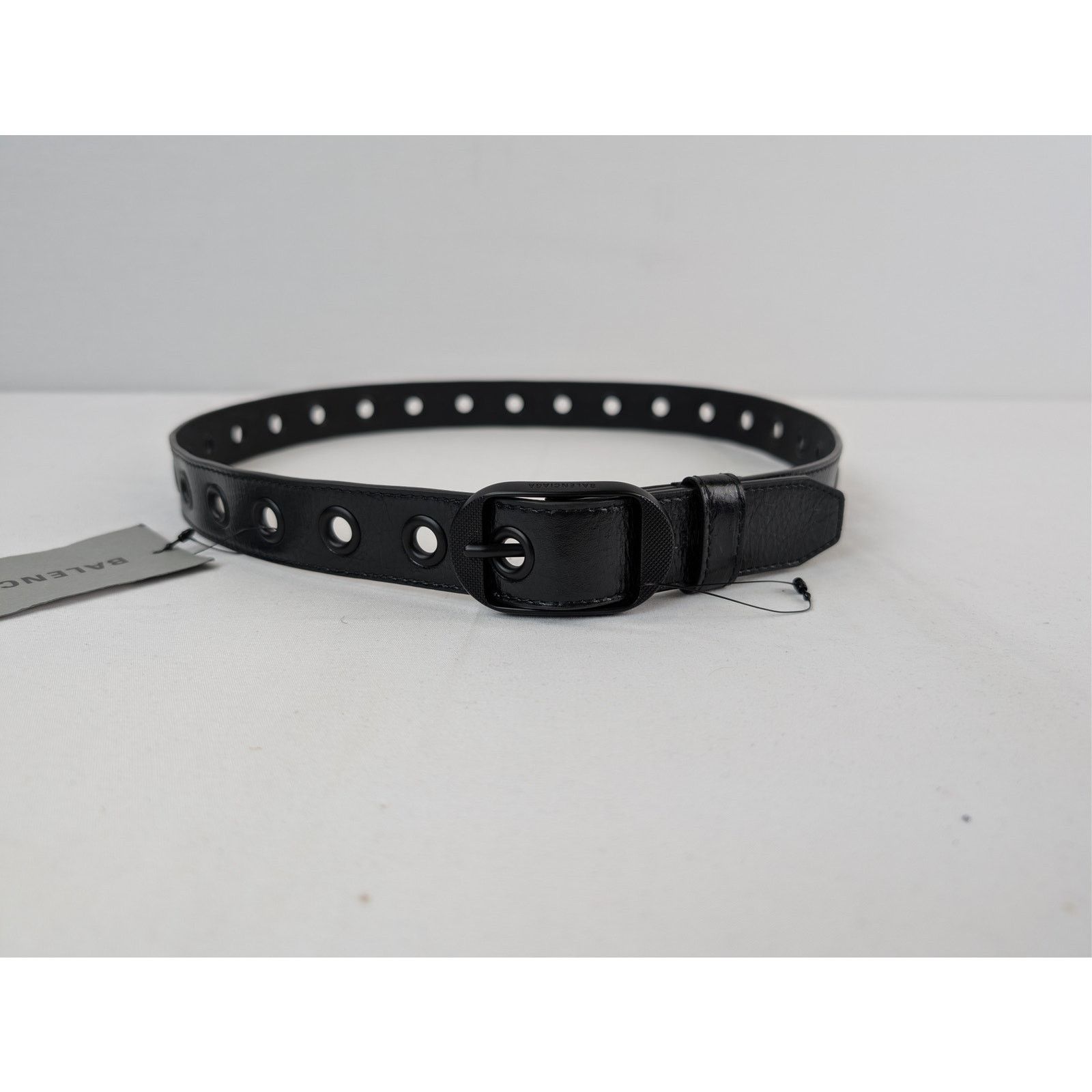 Balenciaga o1rshd1 Size: 85 / Le Cagole Belt 30 in Black Size 34 - 2 Thumbnail