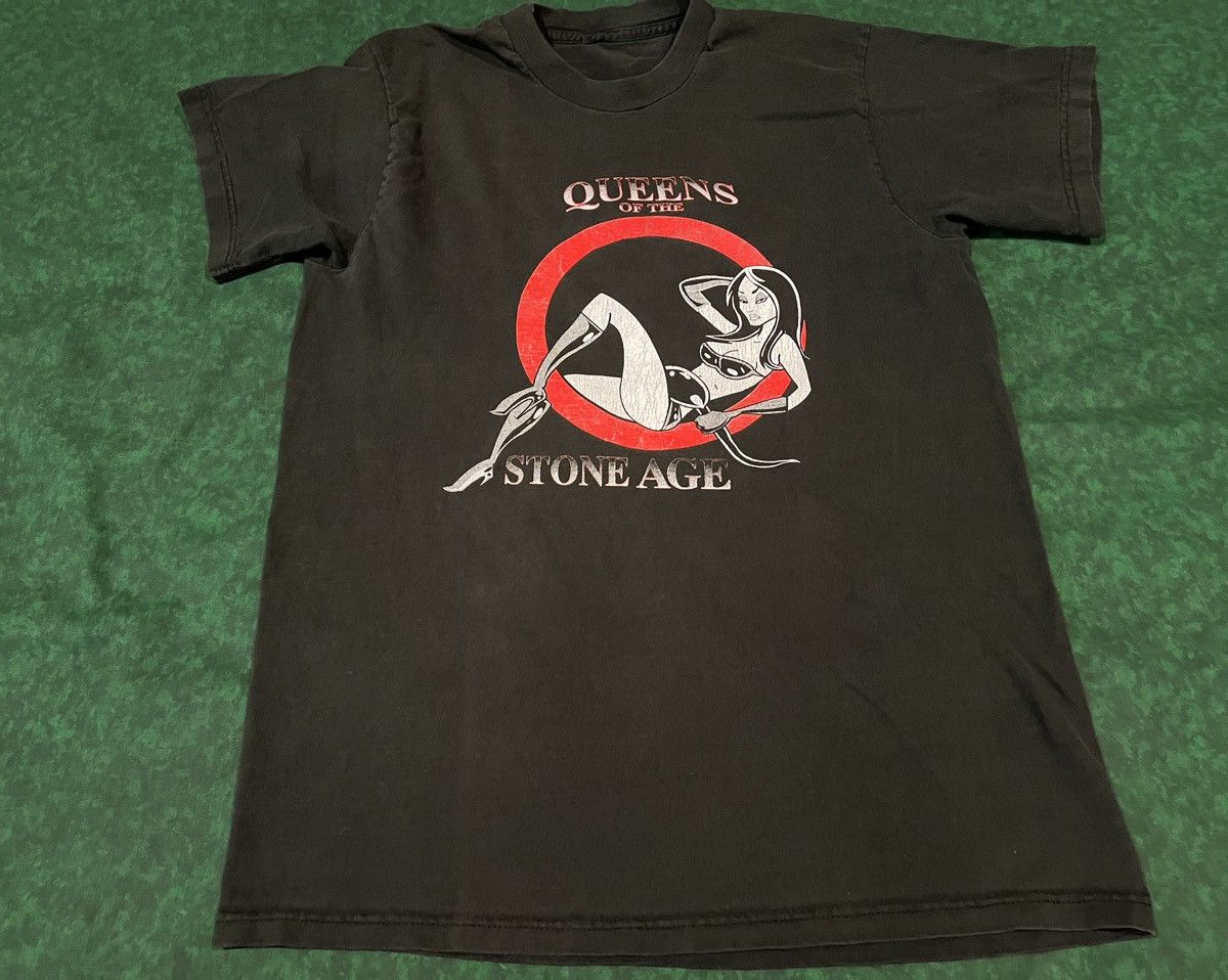 Band Tees × Vintage 2003 Queens Of The Stone Age Vintage North American Tour Tee Size US L / EU 52-54 / 3 - 1 Thumbnail