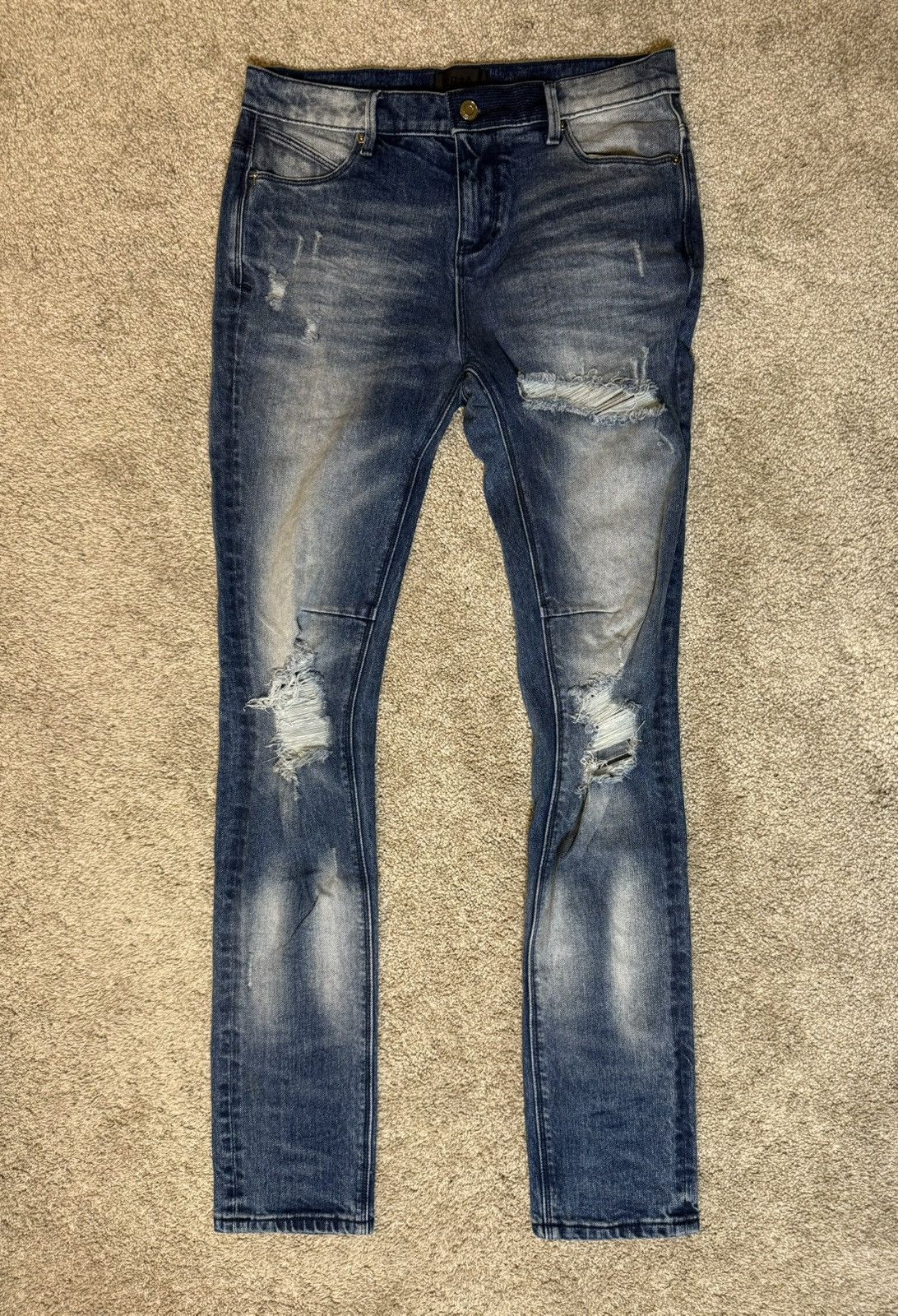 Rta RTA Clayton Distressed Skinny Jeans Size US 29 - 1 Thumbnail