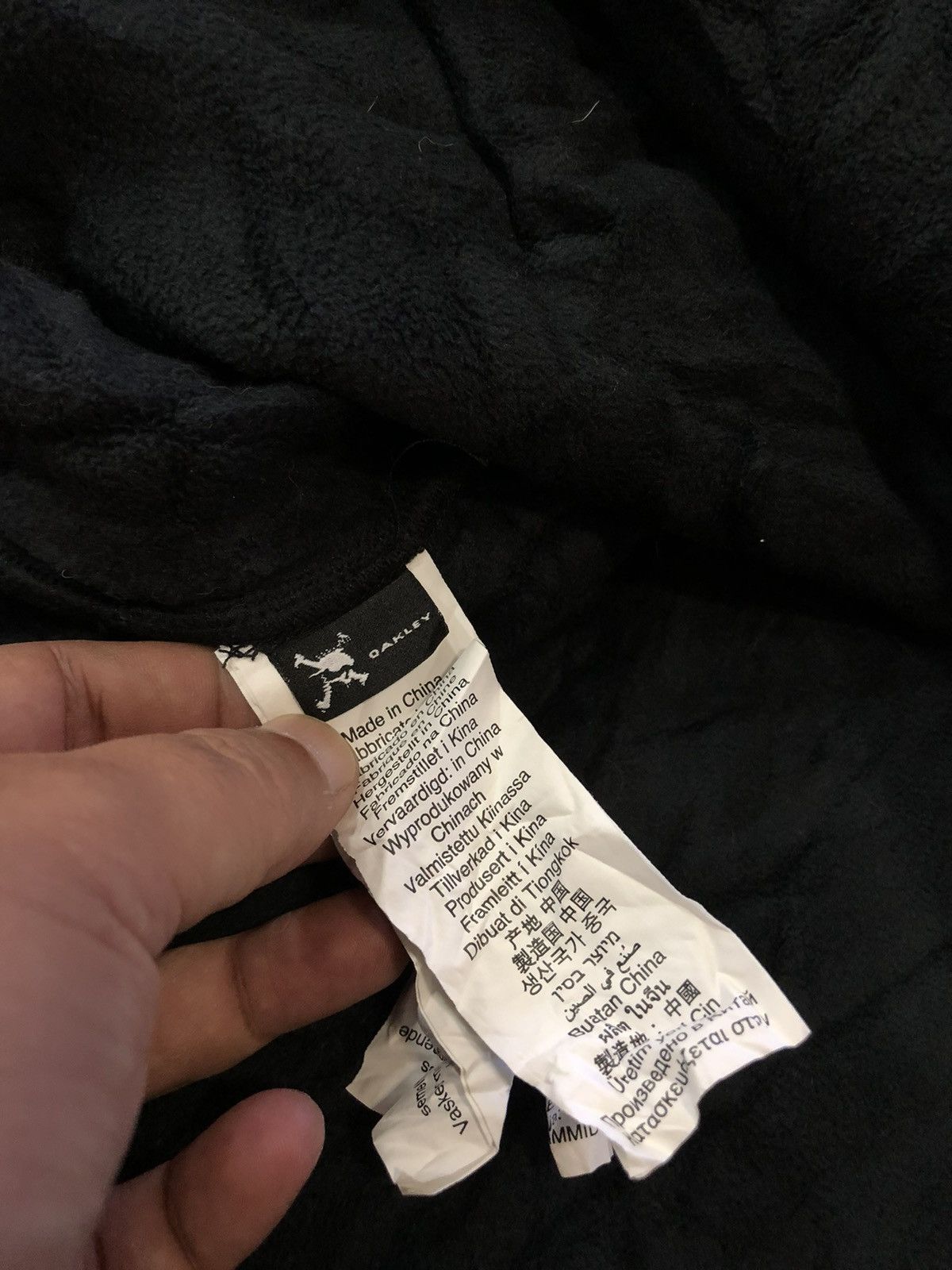 Oakley Oakley black fleece hoodie Size US L / EU 52-54 / 3 - 10 Thumbnail