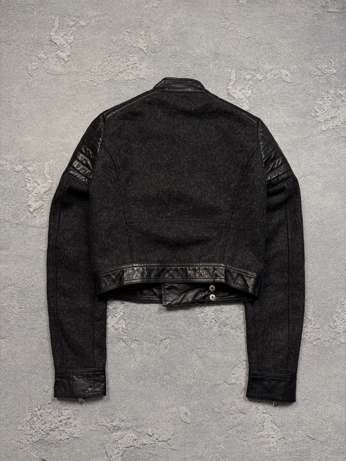 Diesel Vintage Diesel Women’s Cropped Leather Jacket MADE IN ITALY Size XS / US 0-2 / IT 36-38 - 7 Thumbnail