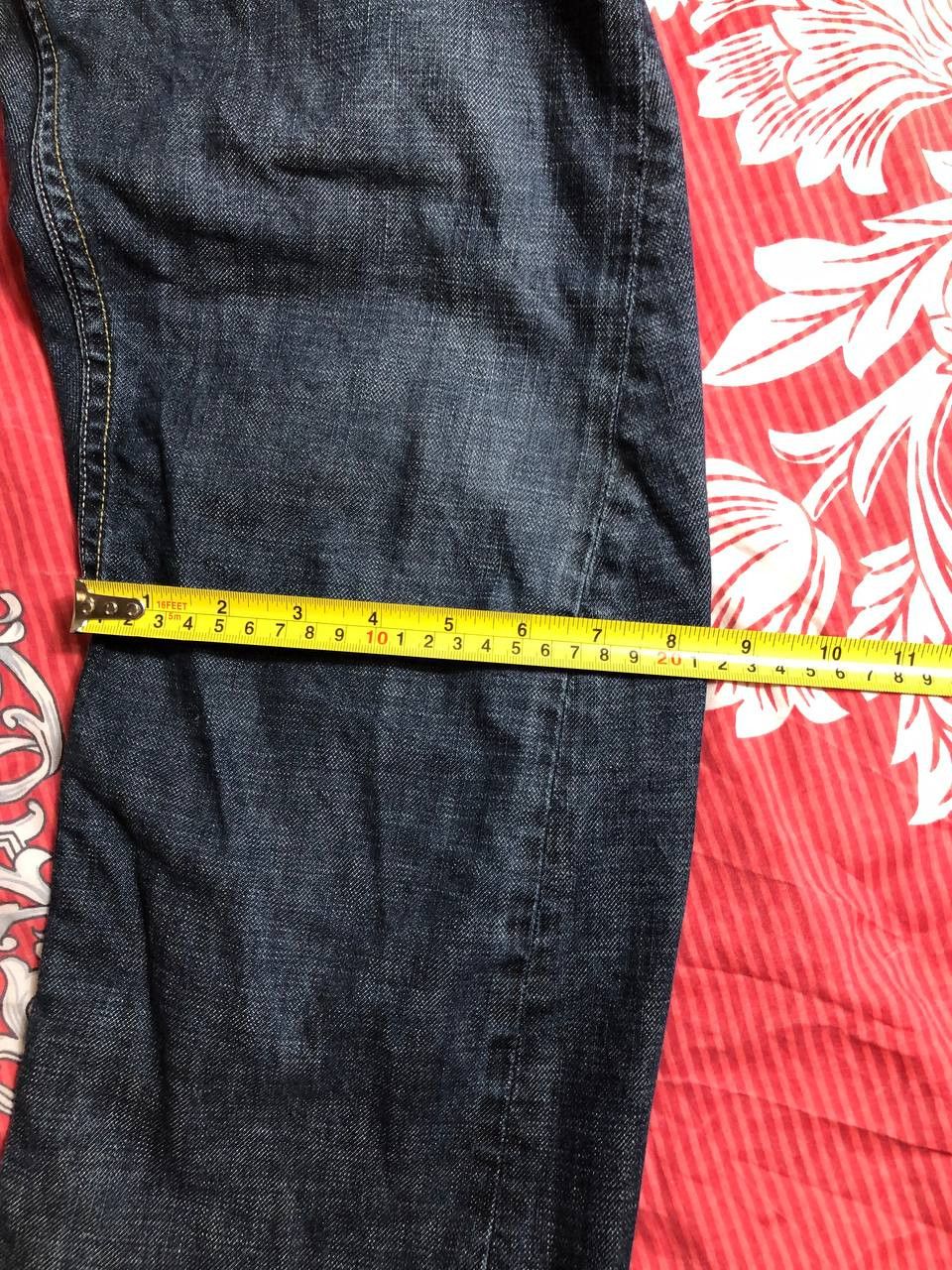 Allsaints Dirty Painted Distressed Thrashed Faded Baggy Jeans Y2K Size US 32 / EU 48 - 2 Thumbnail