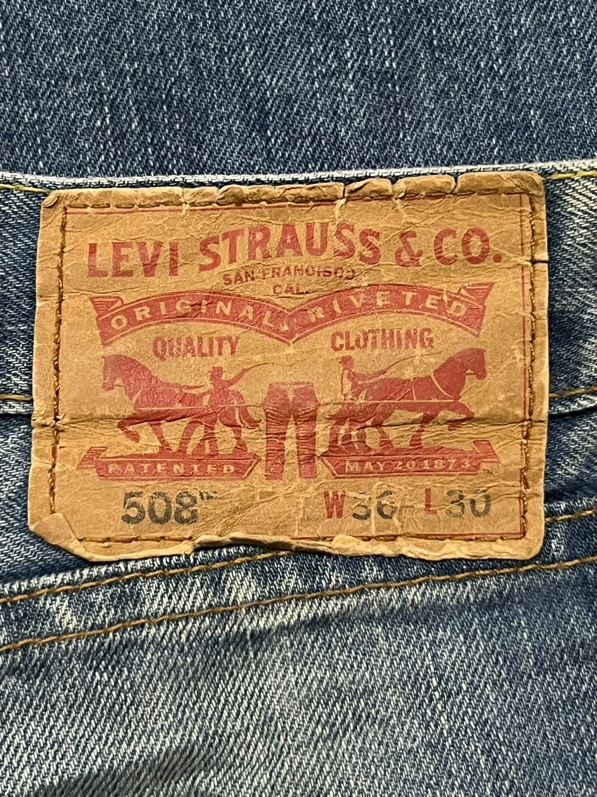 Levi's Vintage Levi’s 508 - Faded Wash, Distressed Denim Size US 40 / EU 56 - 11 Thumbnail