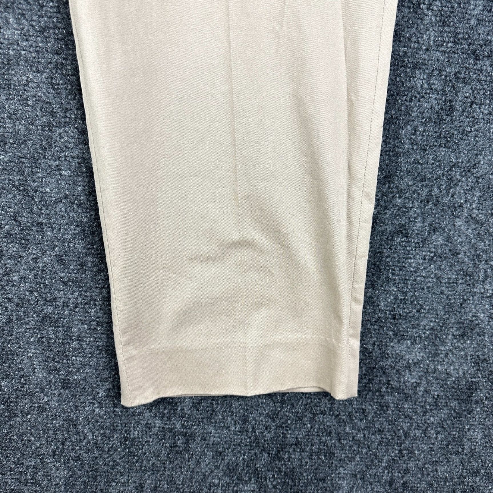 Pendleton Pendleton Pants Womens 16P Khaki Straight Leg Pockets Cotton Blend Stretch Basic Wearable Beige Modern Classic Size 24" / US 00 / IT 34 - 3 Thumbnail