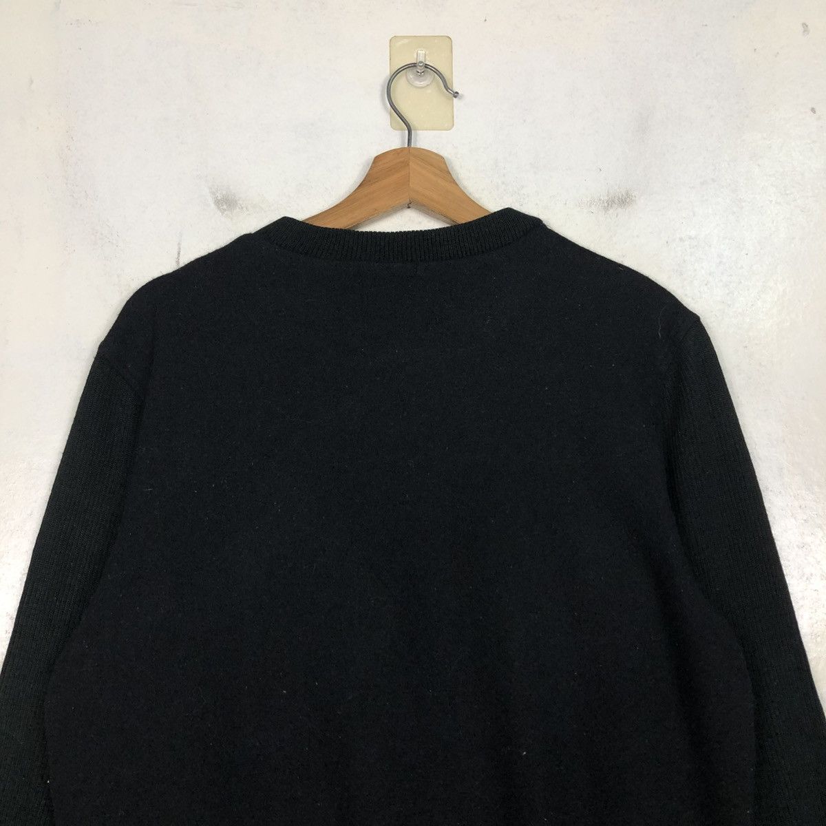 Issey Miyake 📌Vintage Sweatshirt Rich Black Asymmetrical Simple Life Size US M / EU 48-50 / 2 - 12 Thumbnail