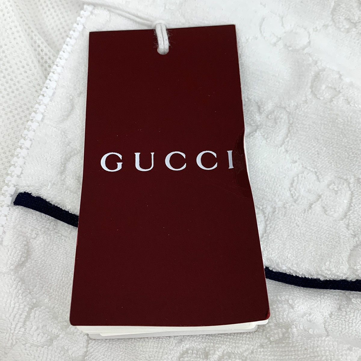 Gucci Gucci White Logo Jacquard All Over Print Cotton Jacket Size M / US 6-8 / IT 42-44 - 6 Thumbnail