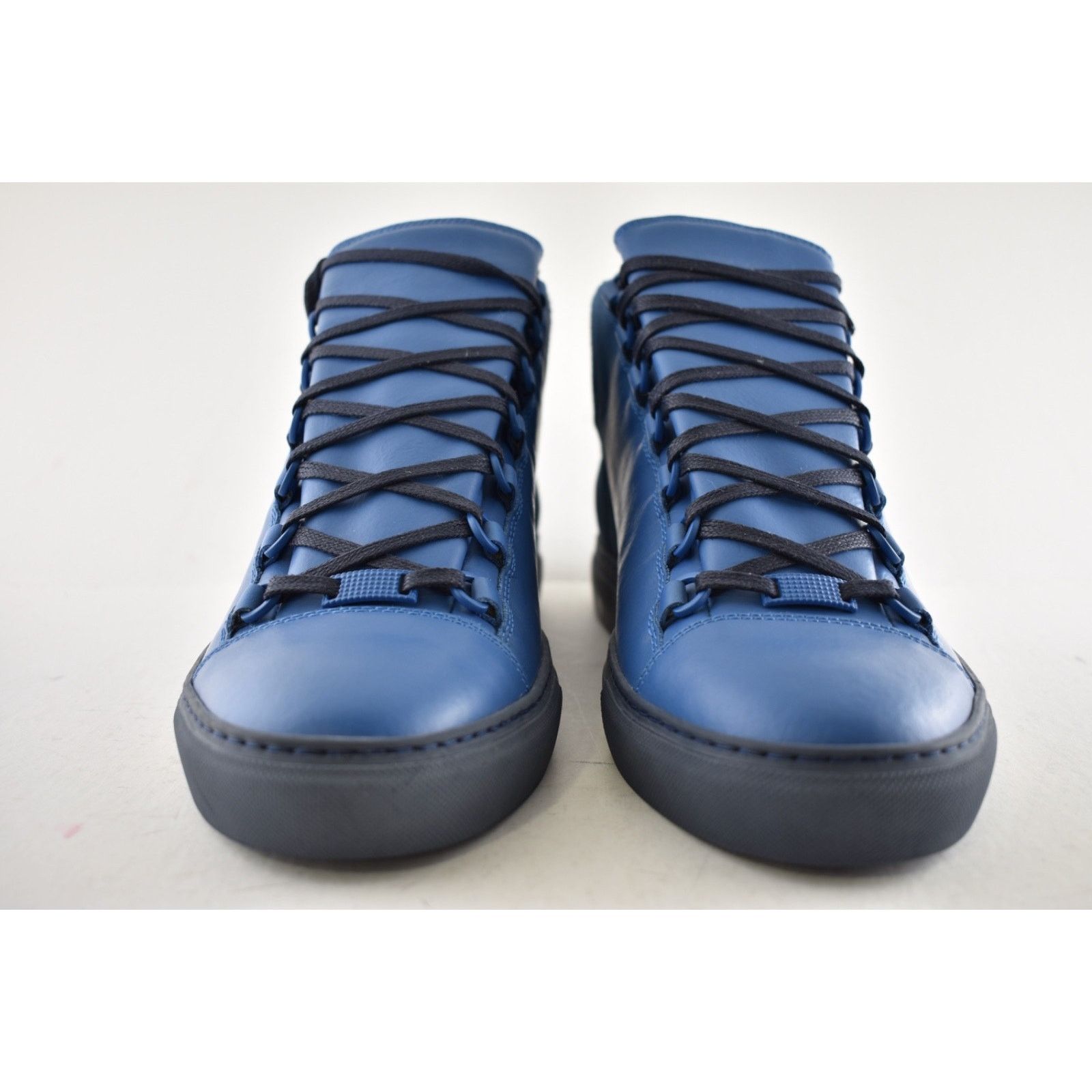 Balenciaga Balenciaga Mens Arena Blue Suede High Top Sneaker 43 10 Size US 10 / EU 43 - 6 Thumbnail