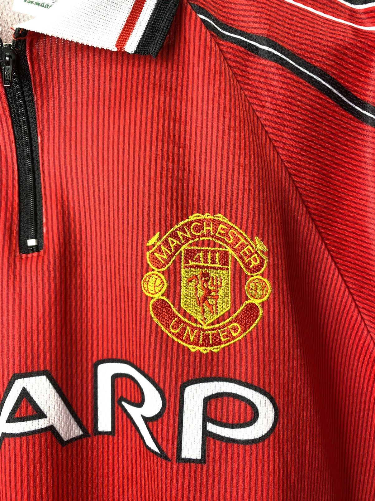Vintage 1990’s Vintage Manchester United Soccer Jersey T Shirt Size US L / EU 52-54 / 3 - 3 Thumbnail