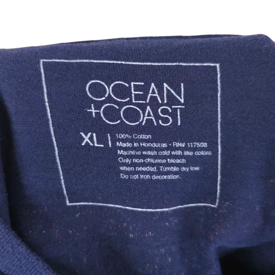 Vintage Ocean + Coast Marlin Fishing T Shirt Mens XL Blue Sportfishing Long Sleeve Shirts Size US XL / EU 56 / 4 - 7 Thumbnail