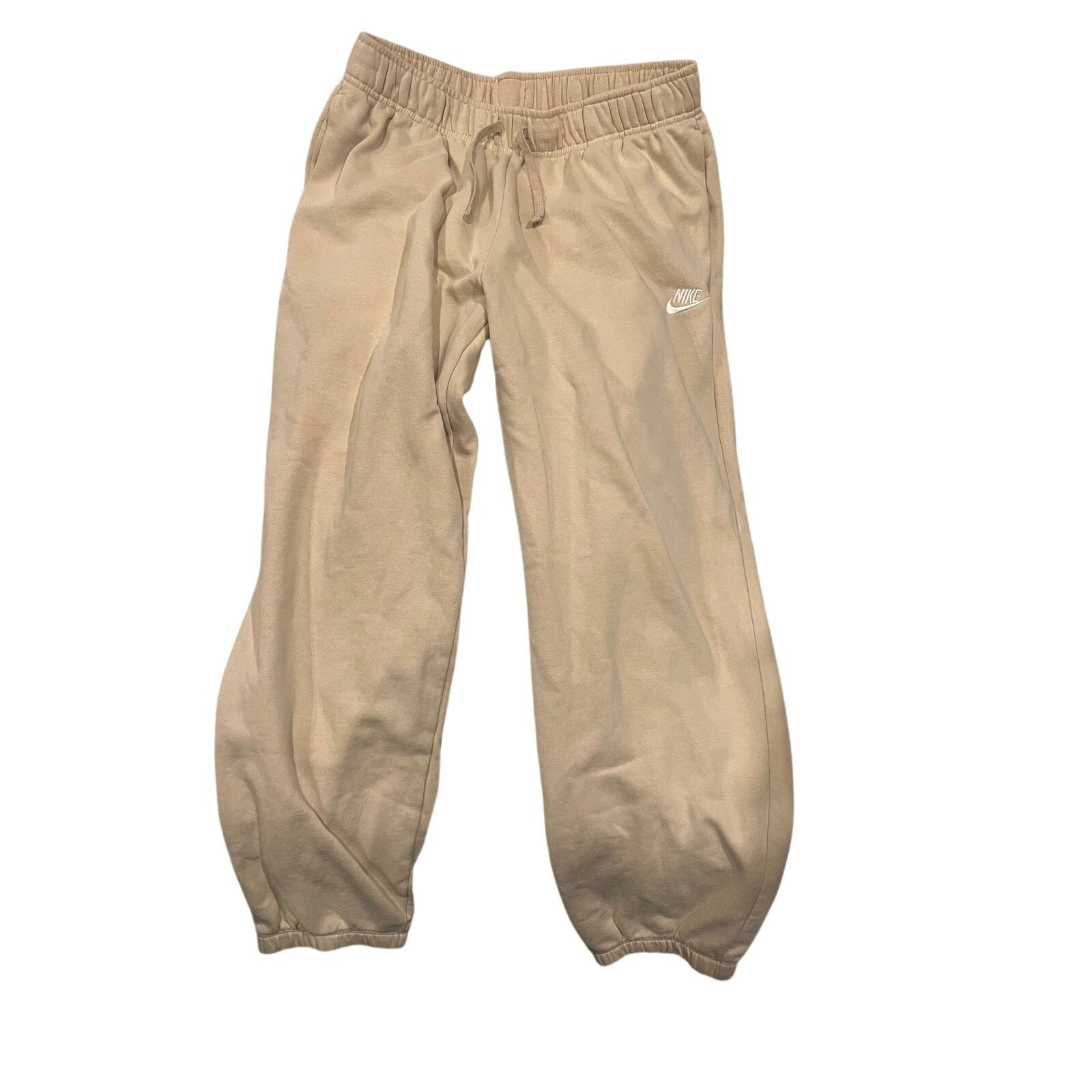 Nike Nike Beige Cream Sweatpants Mens Med Size US 36 / EU 52 - 1 Thumbnail
