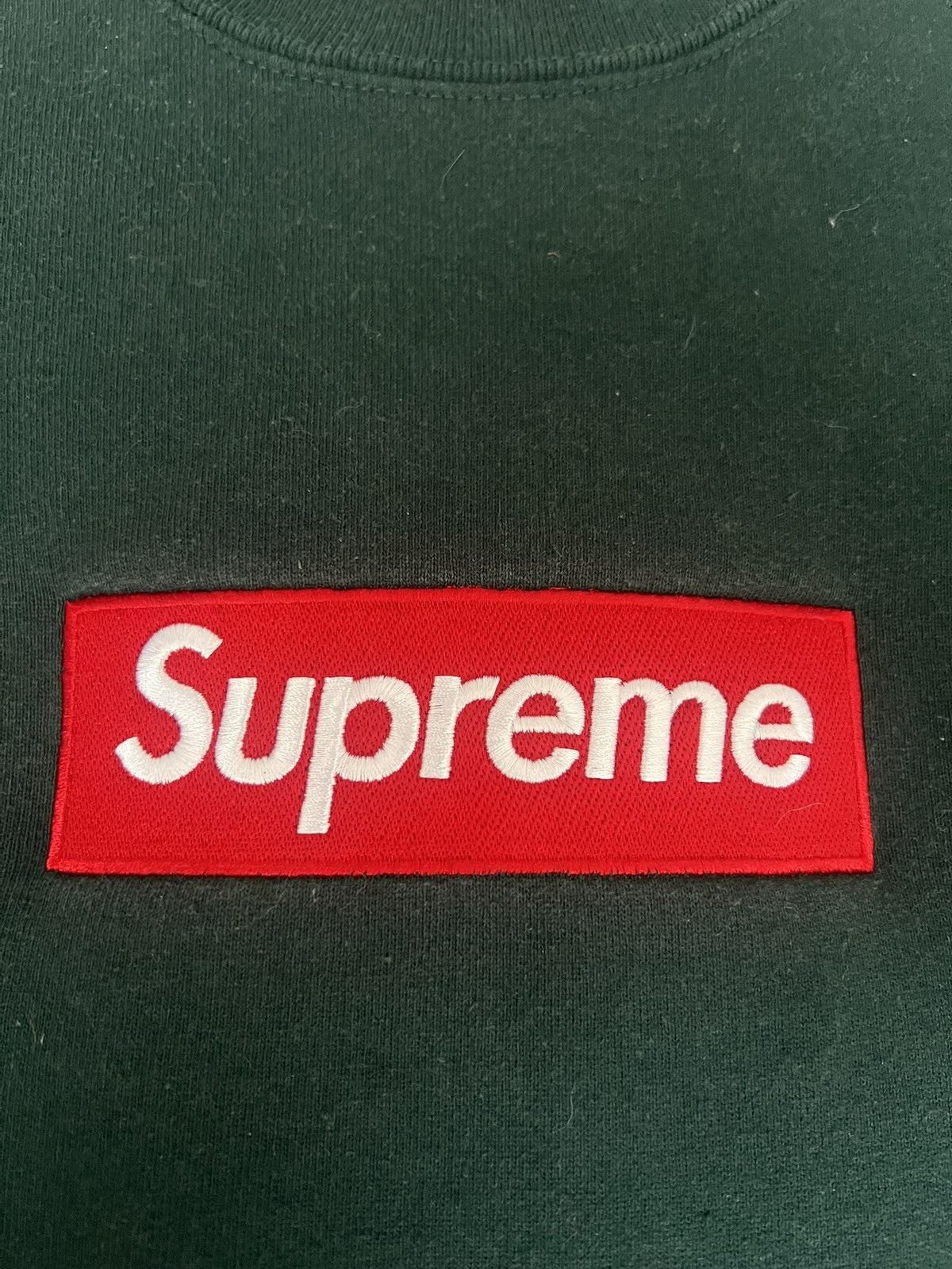 Supreme Supreme Crewneck FW22 Pinegreen Size US M / EU 48-50 / 2 - 2 Thumbnail