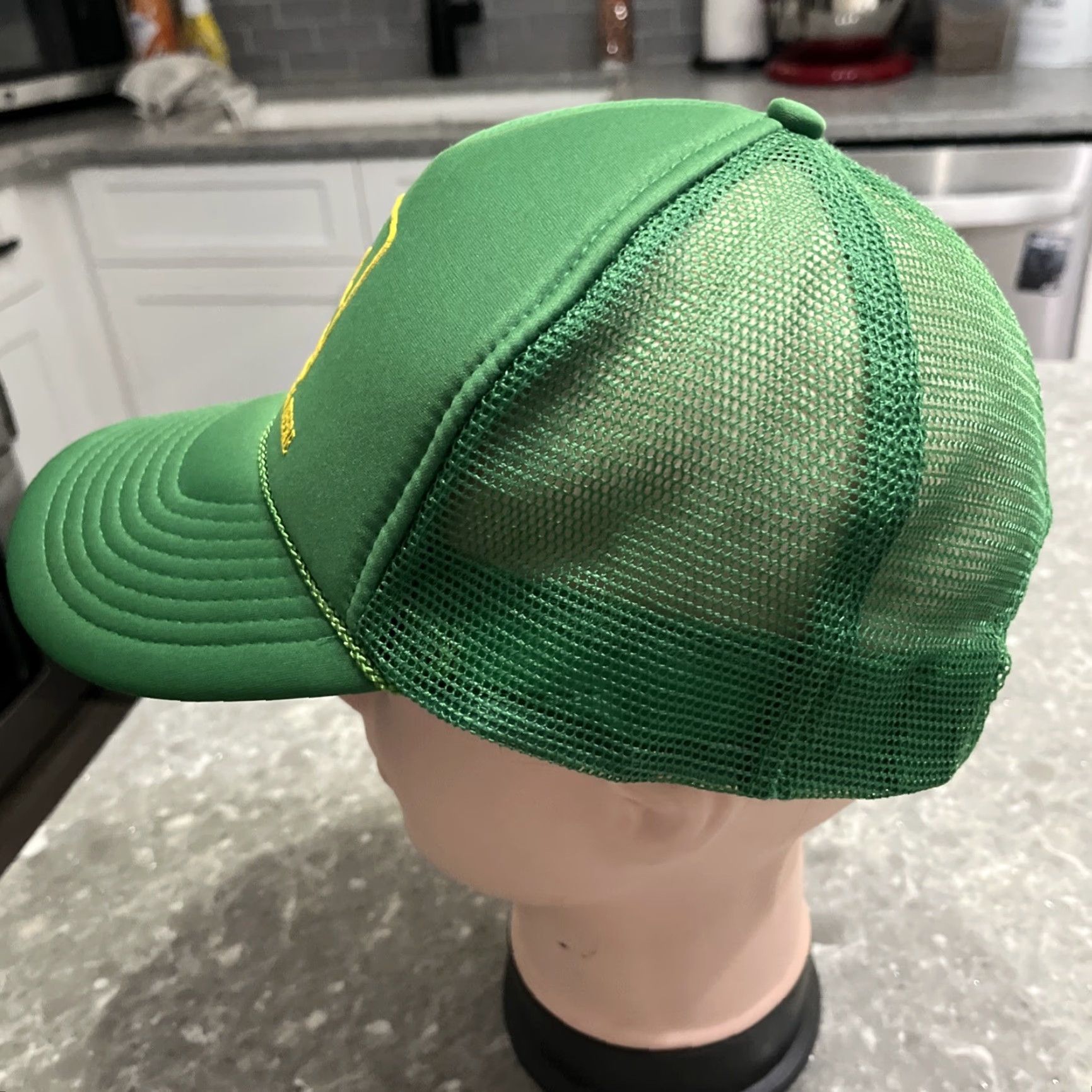 John Deere John Deere Trucker Hat San Sun White Adjustable Snap Back Green Cap Look Trucker Sun Sun Sun? Size ONE SIZE - 3 Thumbnail