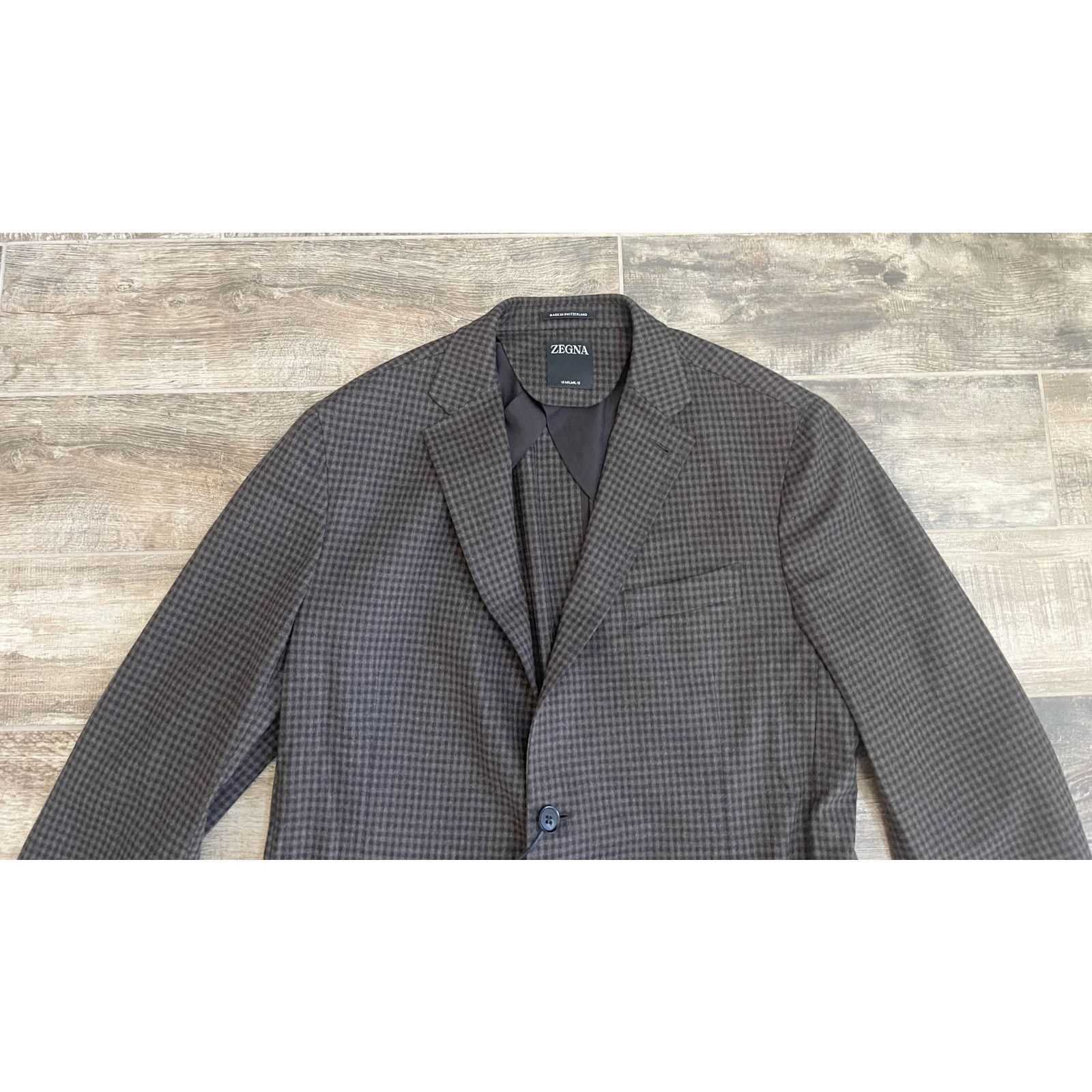 Ermenegildo Zegna $5595 NWT ZEGNA Brown Cashmere 15 Mil Mil 15 Blazer 58(48)R Size 48R - 2 Thumbnail