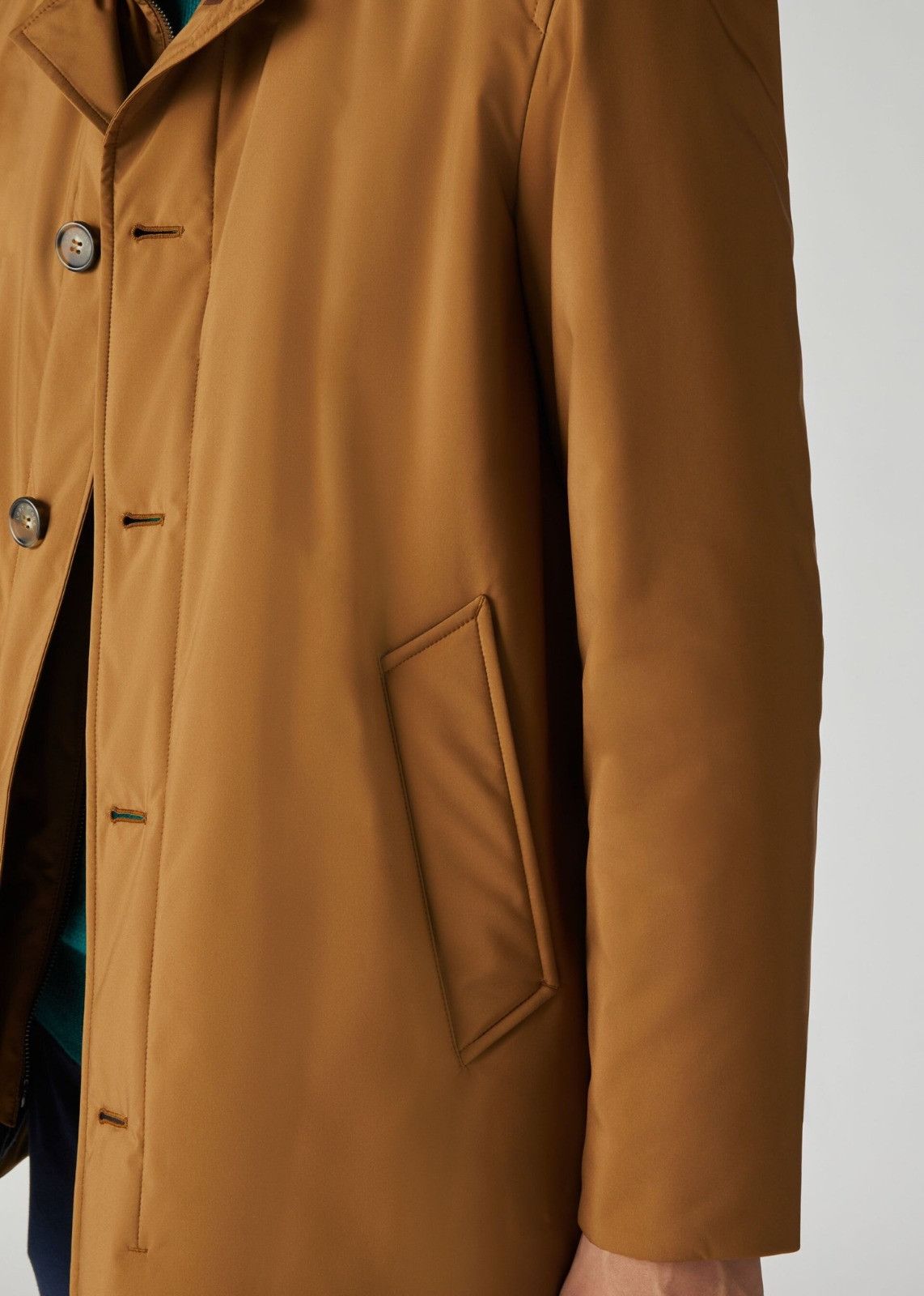 Loro Piana o1srvl11e1124 Ghibli WindWish Jacket in Camel Size US XL / EU 56 / 4 - 4 Thumbnail