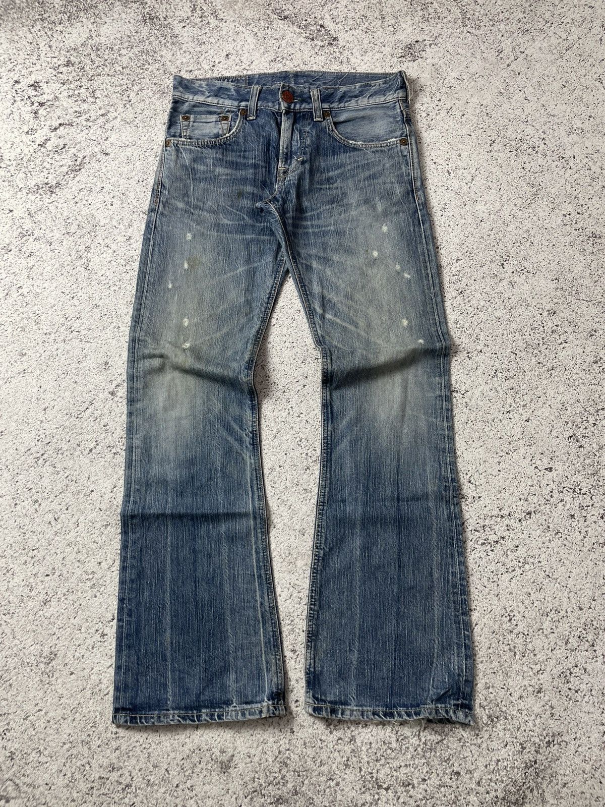 14th Addiction 2000s Edwin - Flared Faded Jeans Size US 28 / EU 44 - 1 Thumbnail