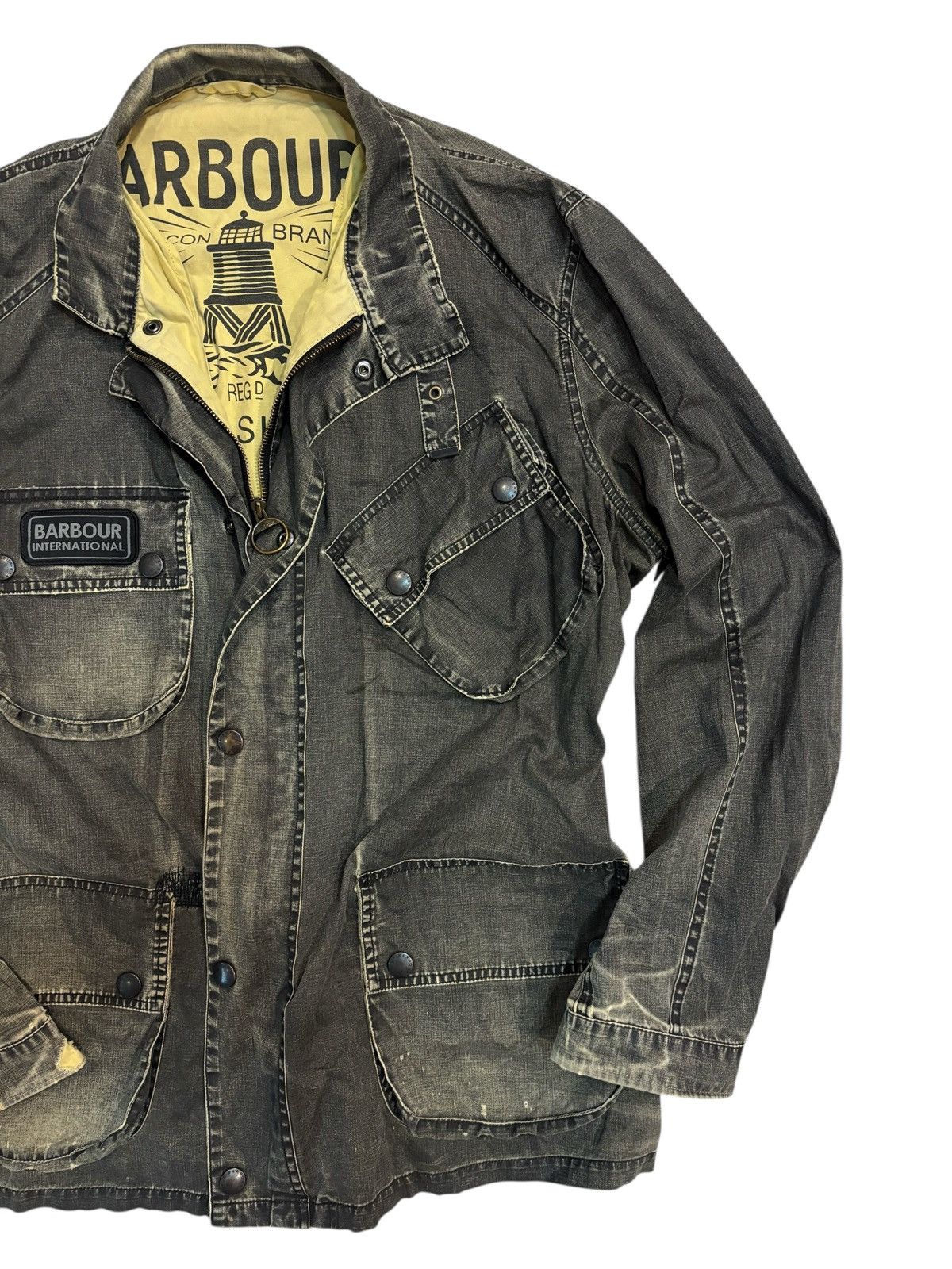 Barbour Barbour International® Vintage Cotton International Jacket. Size US L / EU 52-54 / 3 - 4 Thumbnail