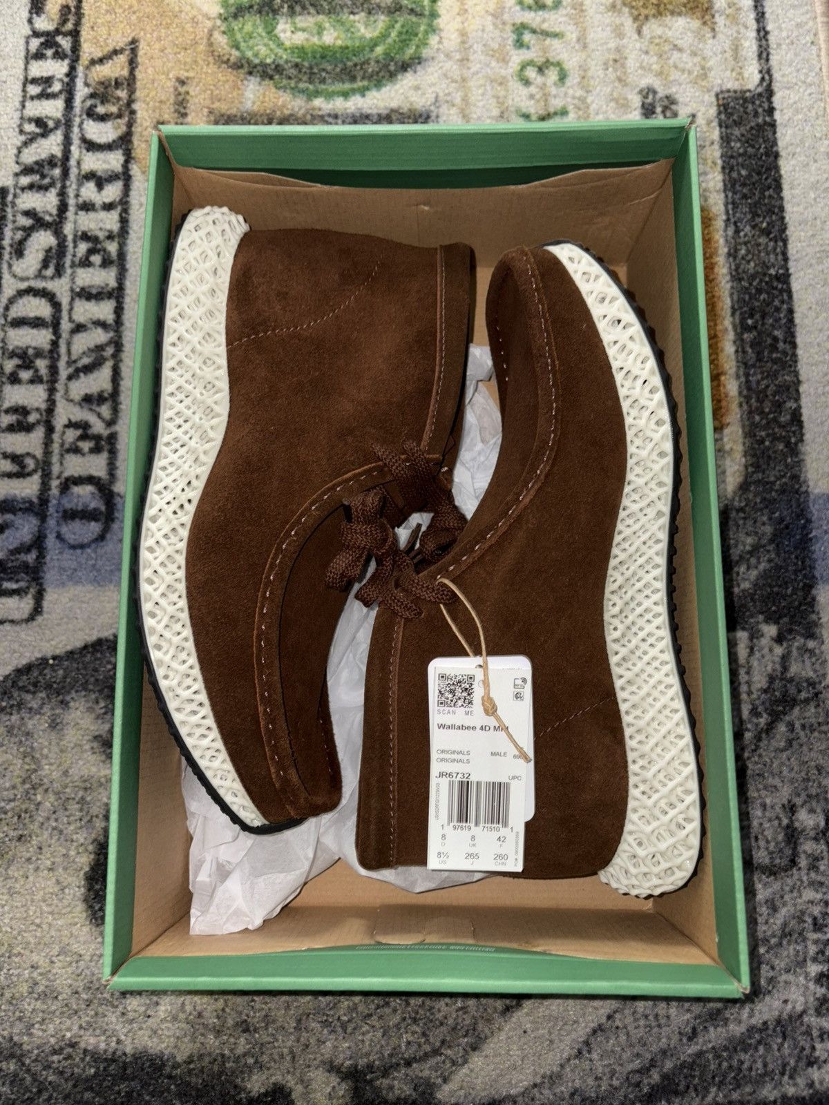 Adidas × Clarks × Kith Kith Ronnie Fieg x Adidas x Clarks Wallabee 4D (EARLY PAIR) Size US 8.5 / EU 41-42 - 4 Thumbnail